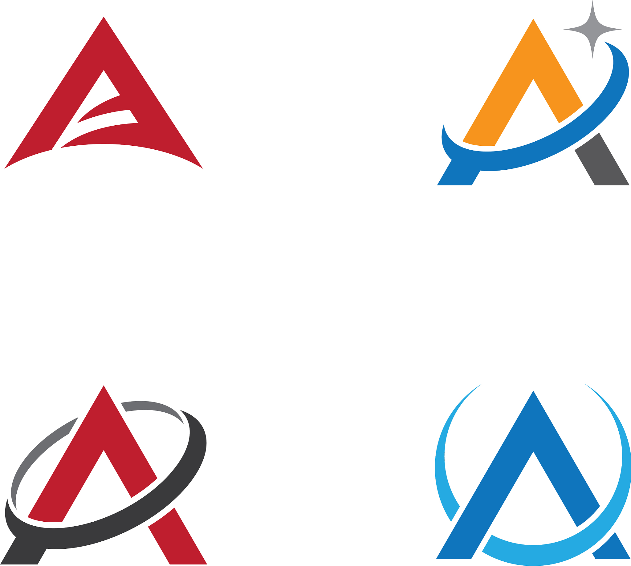 letter a symbol design