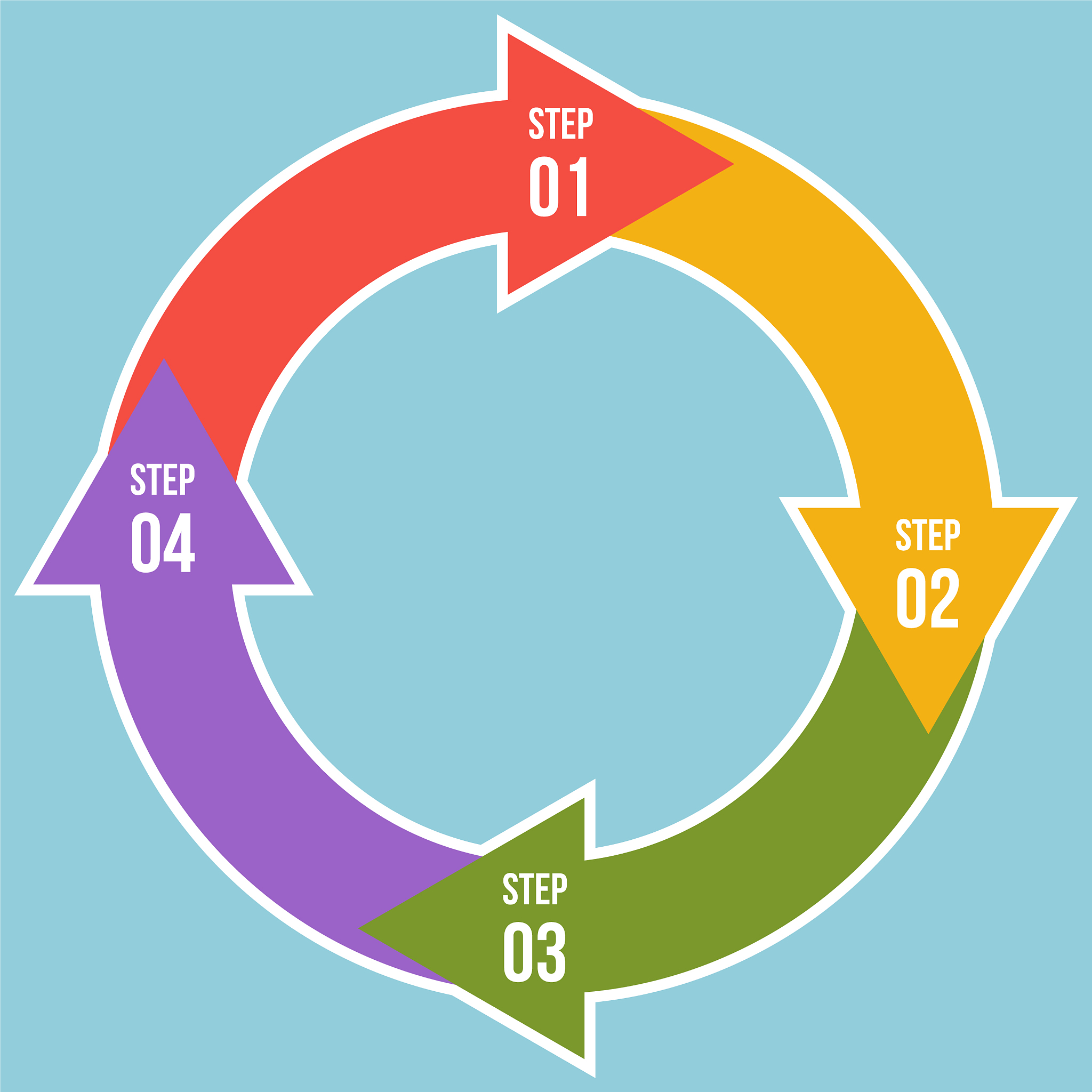 circle chart circle arrows infographic or cycle