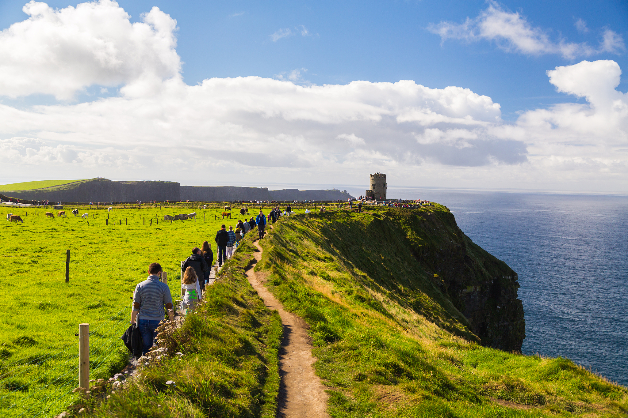 cliffs of moher in county clare, ireland