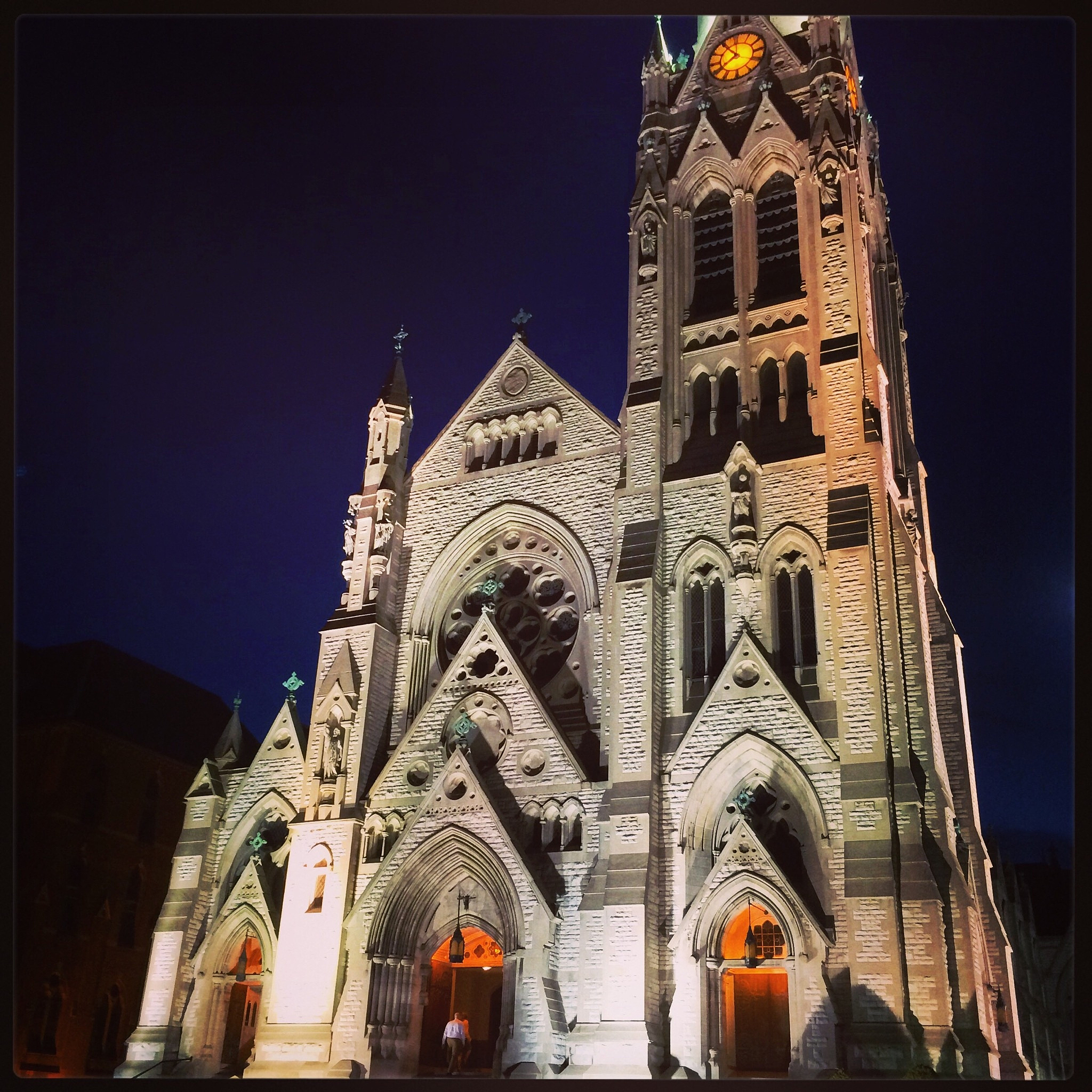 low angle view of st francis xavier college church against sky a