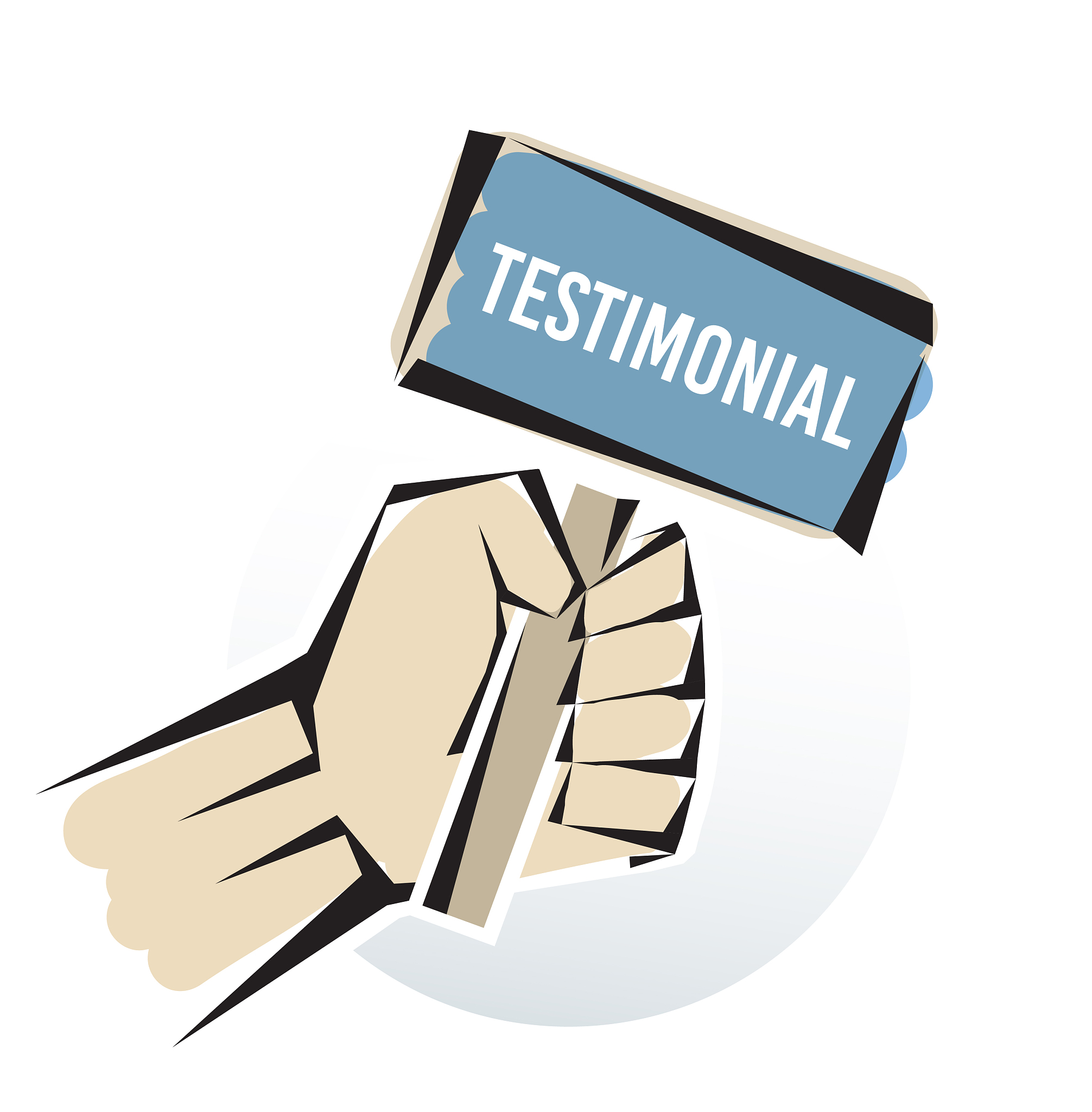testimonial sign message