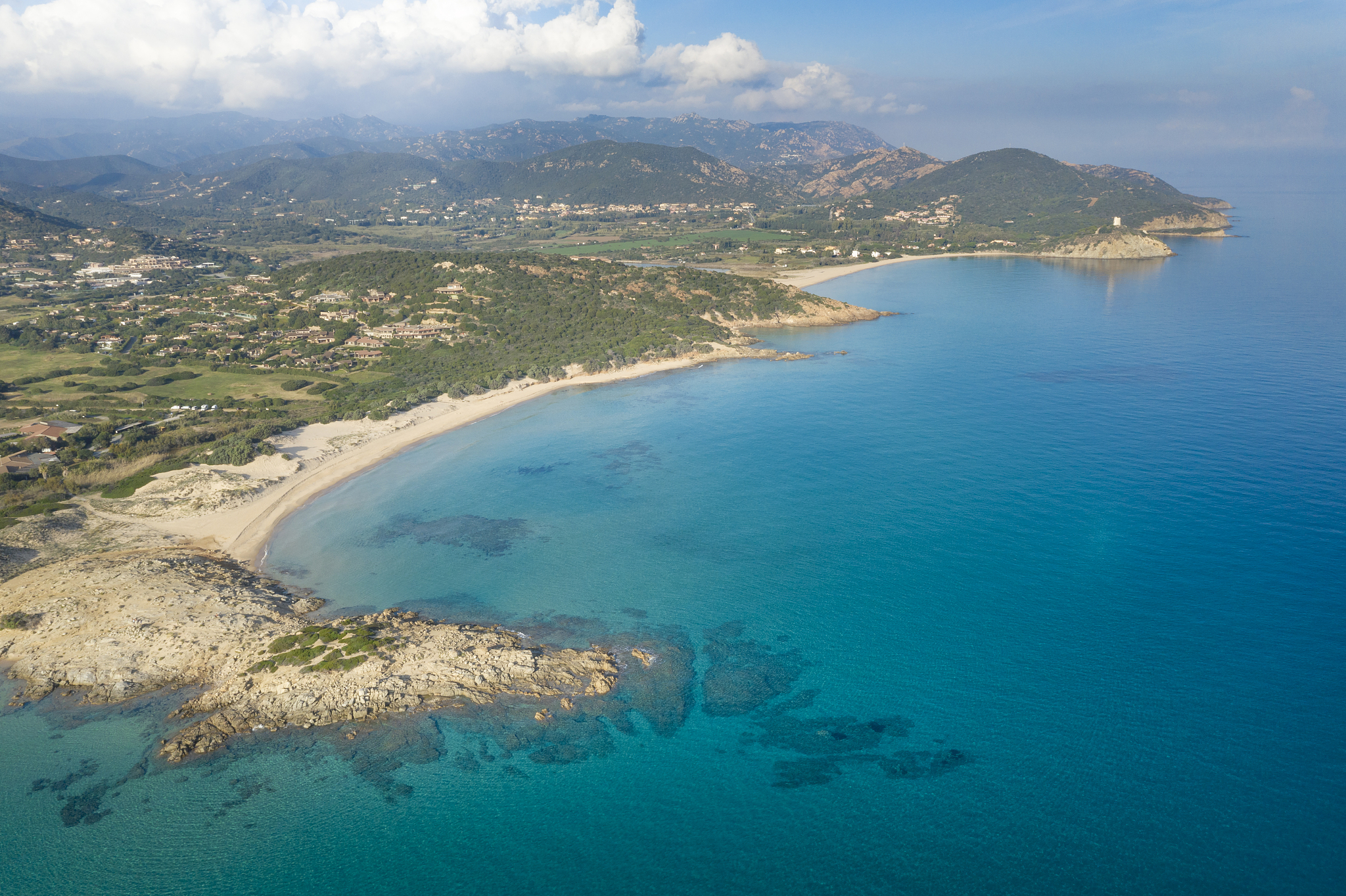 campana dune beach spiaggia, chia, sardinia, italy