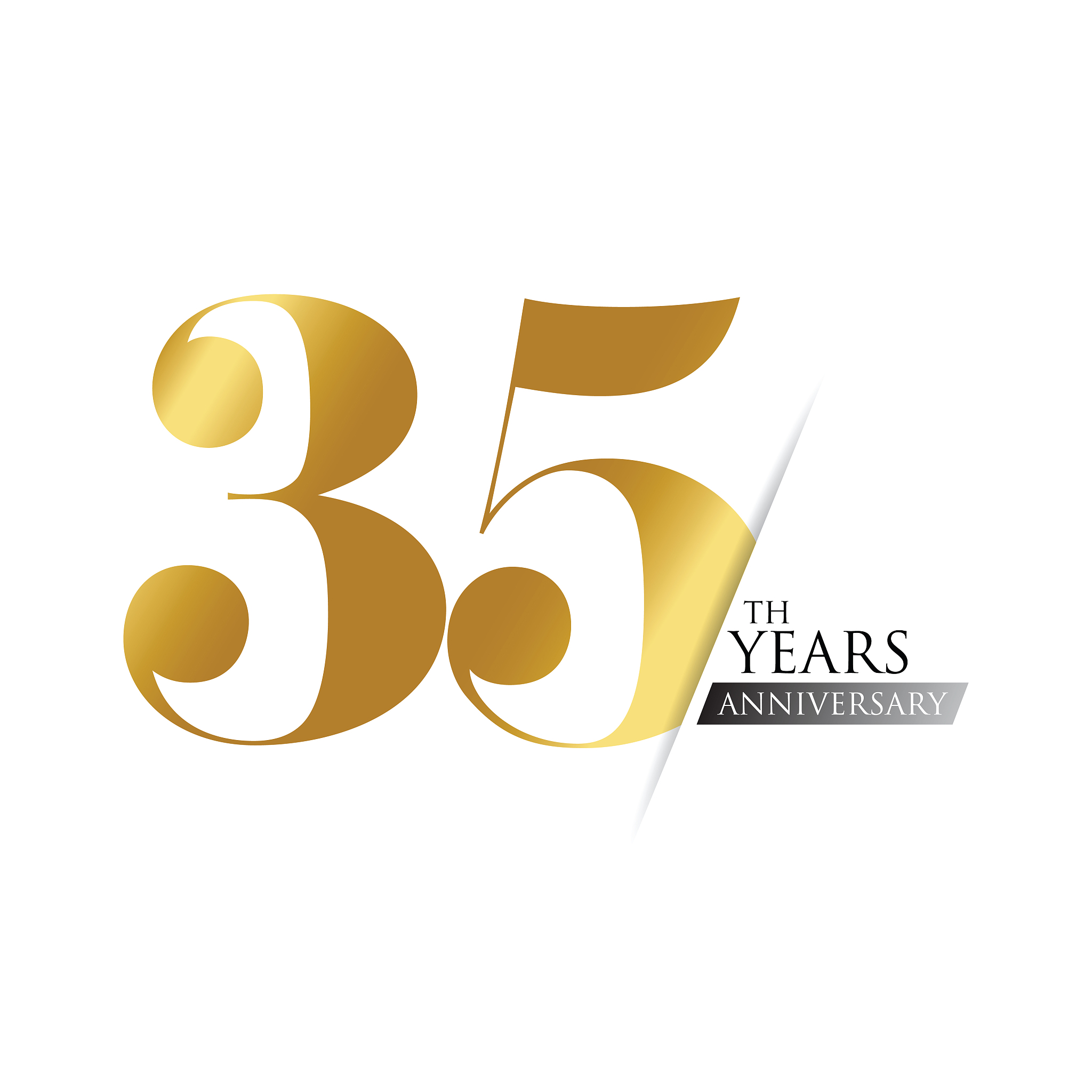 anniversary logo template isolated, anniversary icon label, anni
