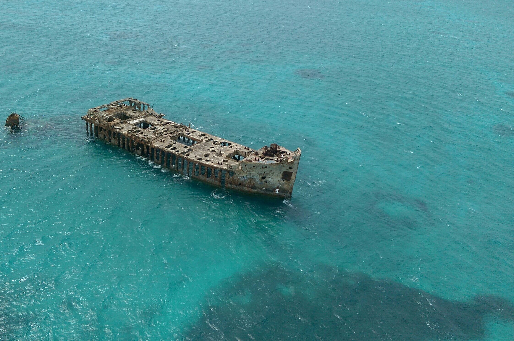 high angle view of sea