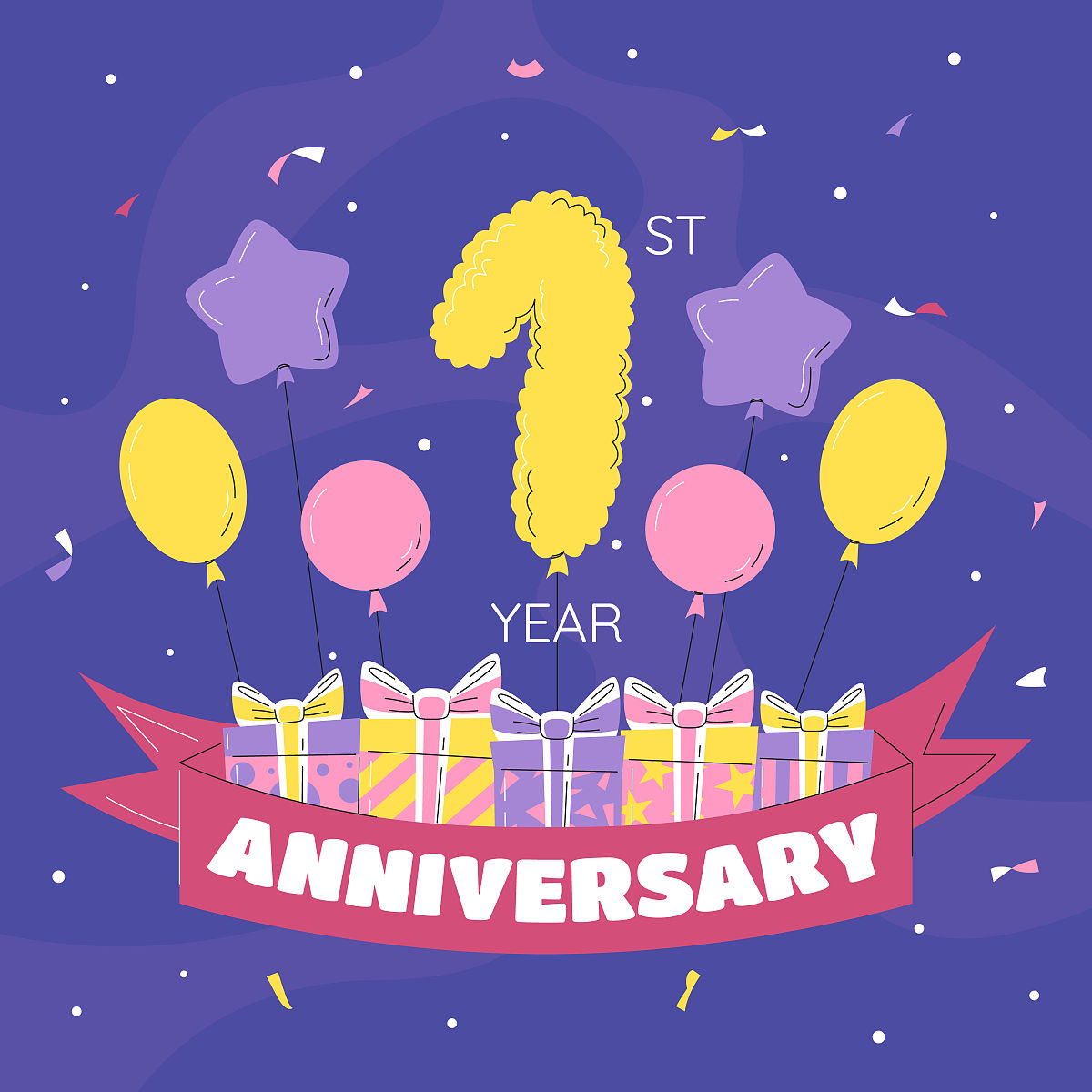 恋爱一周年甜蜜文案，25字以内