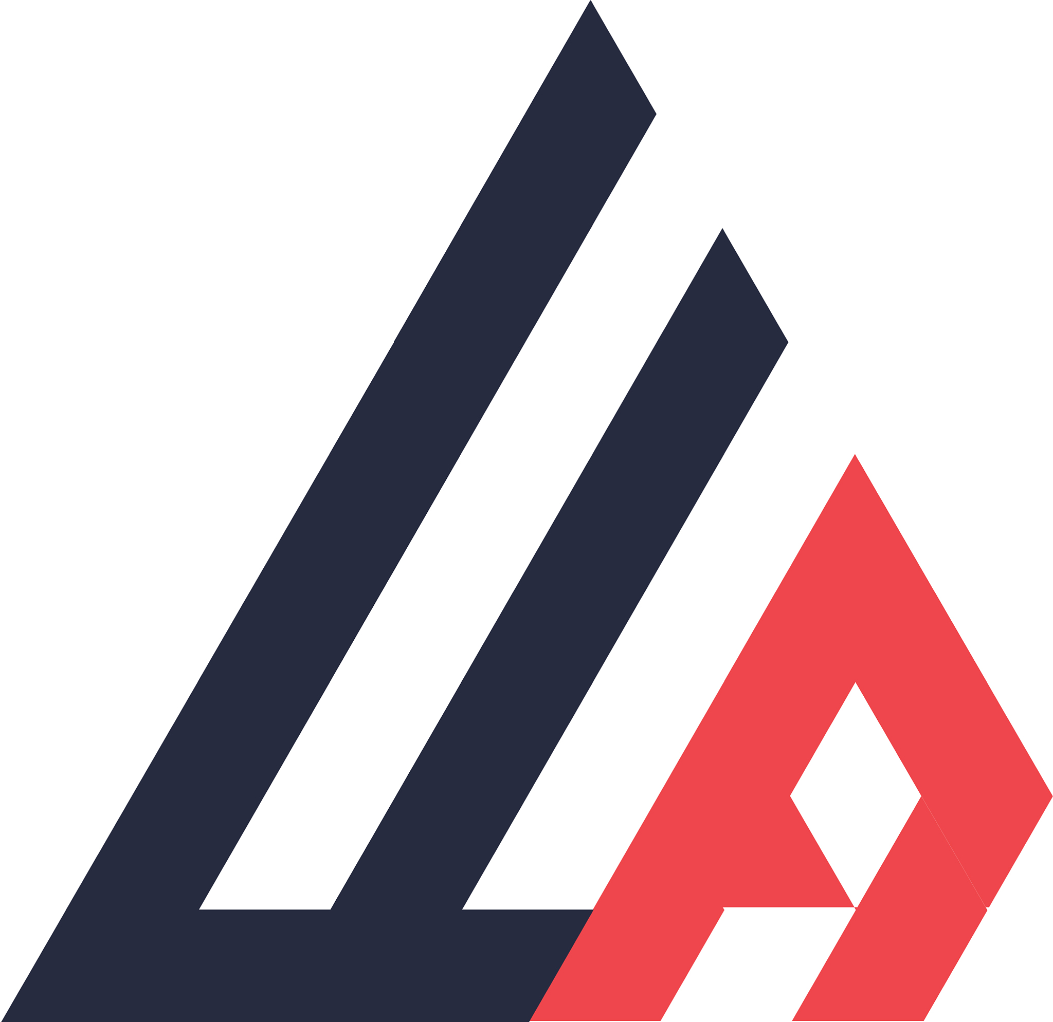 initial letter triangle logo