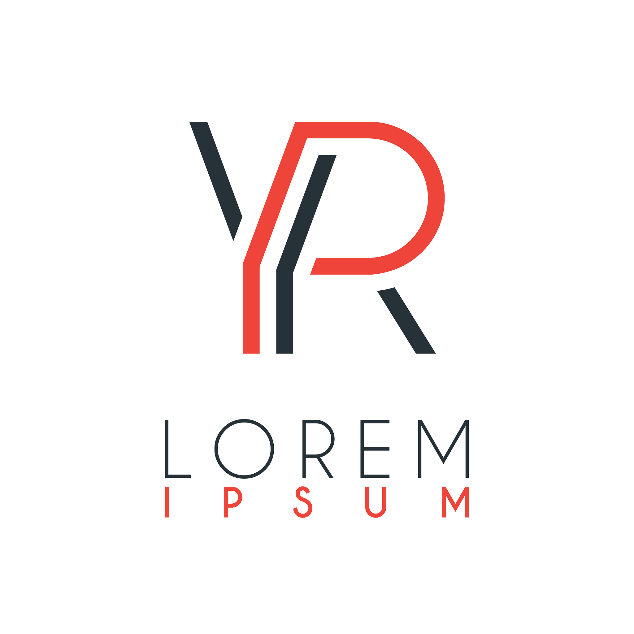 the logo between letter y and letter r or yr