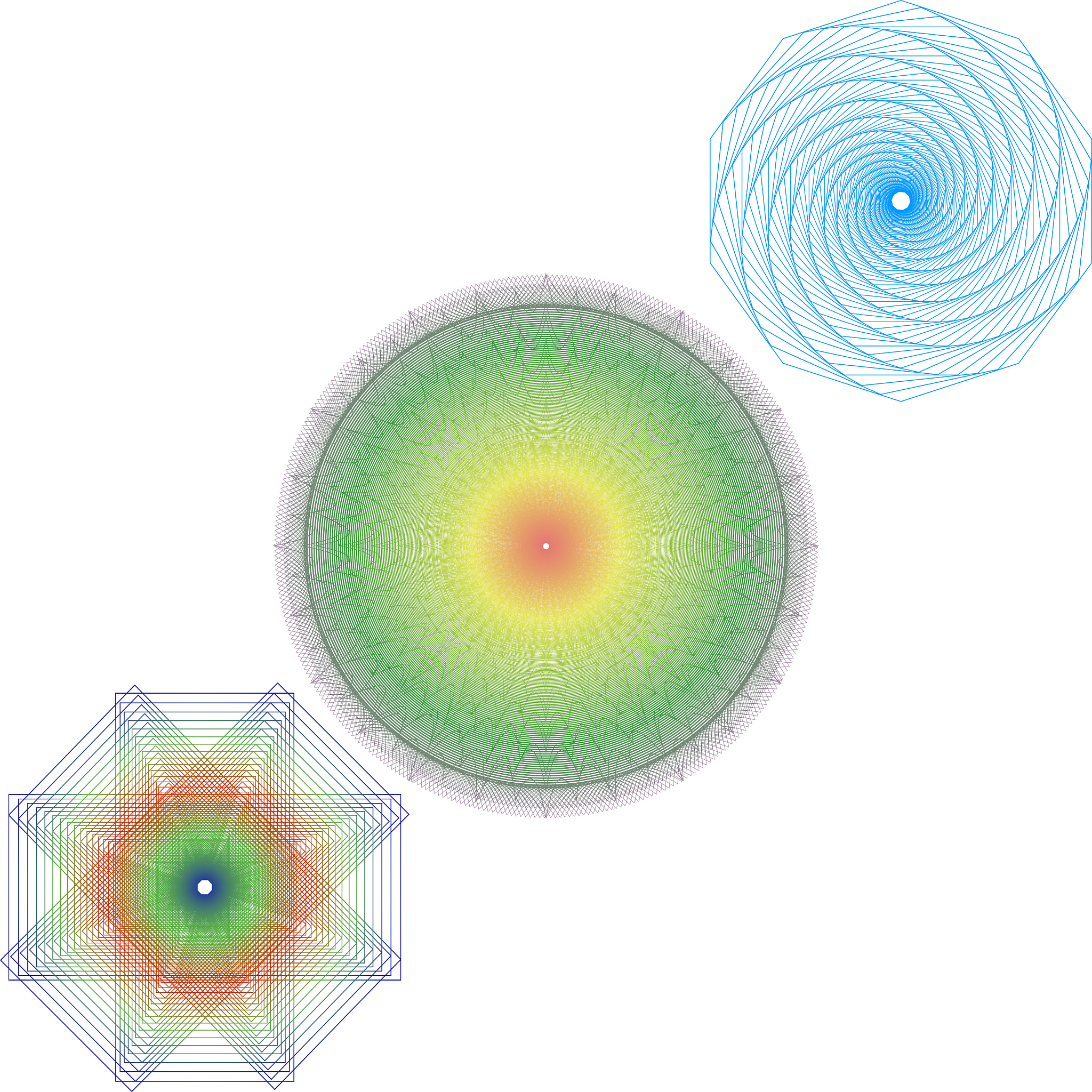 three protective guilloche patterns