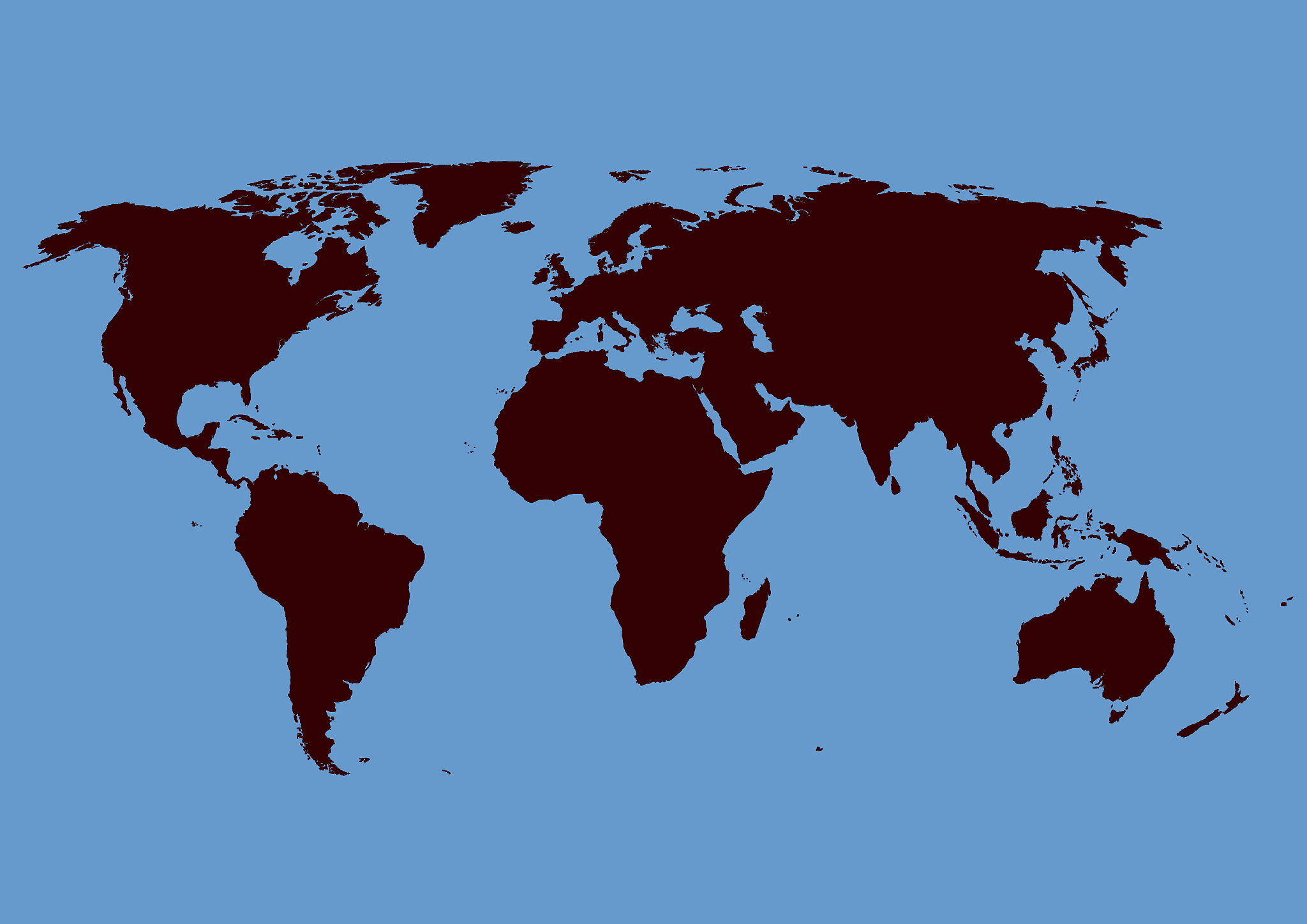 world map