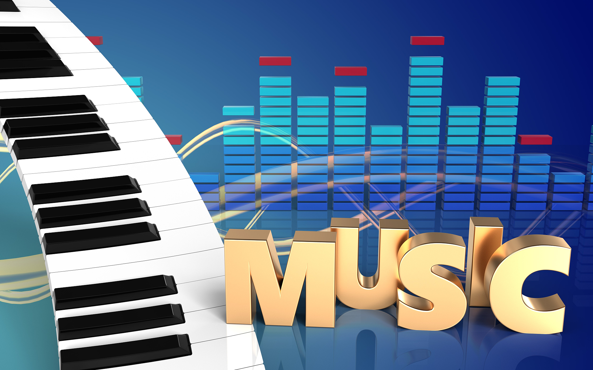 3d music sign music sign