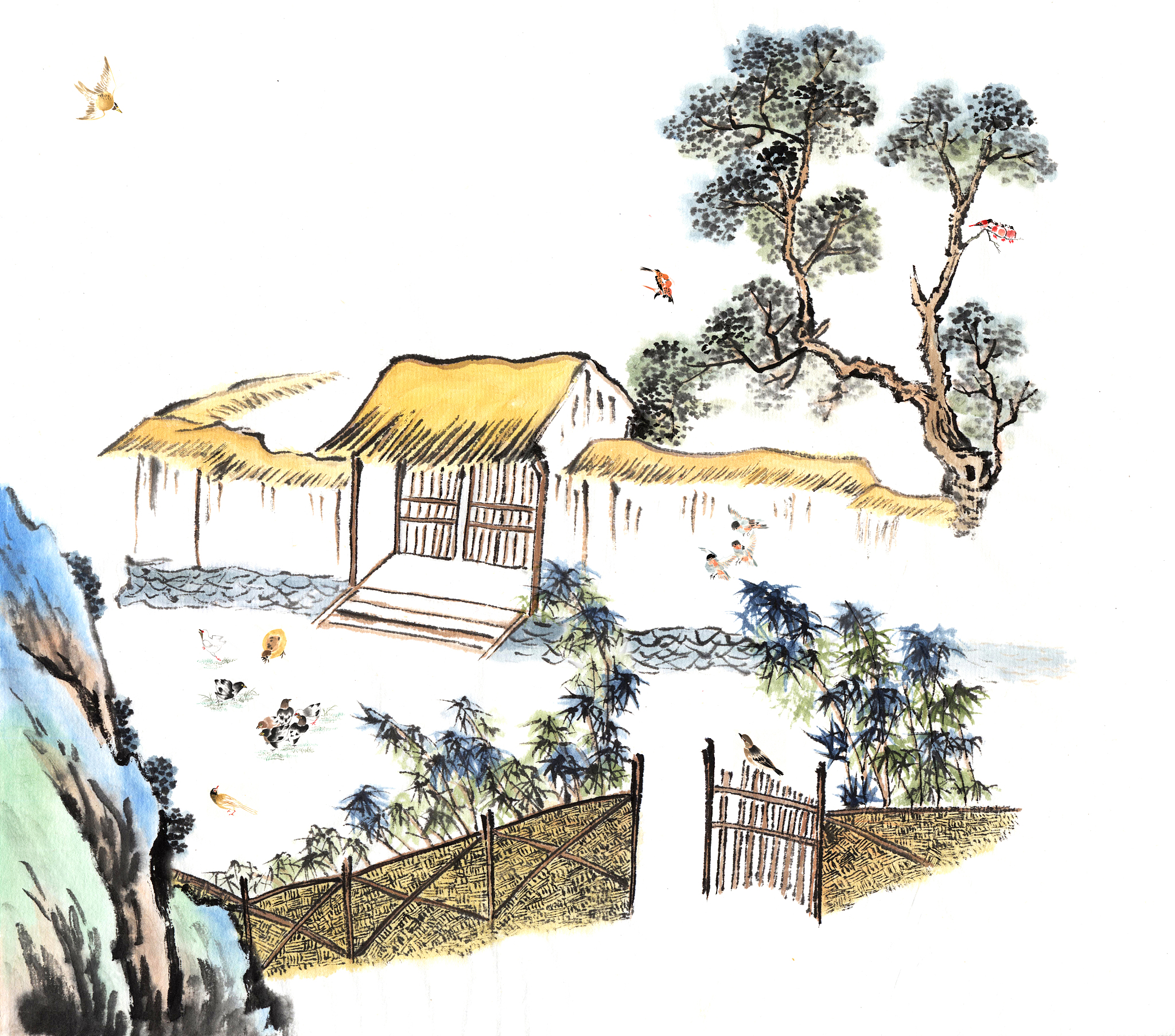 秋风瑟瑟，茅屋破败：杜甫《茅屋为秋风所破歌》赏析