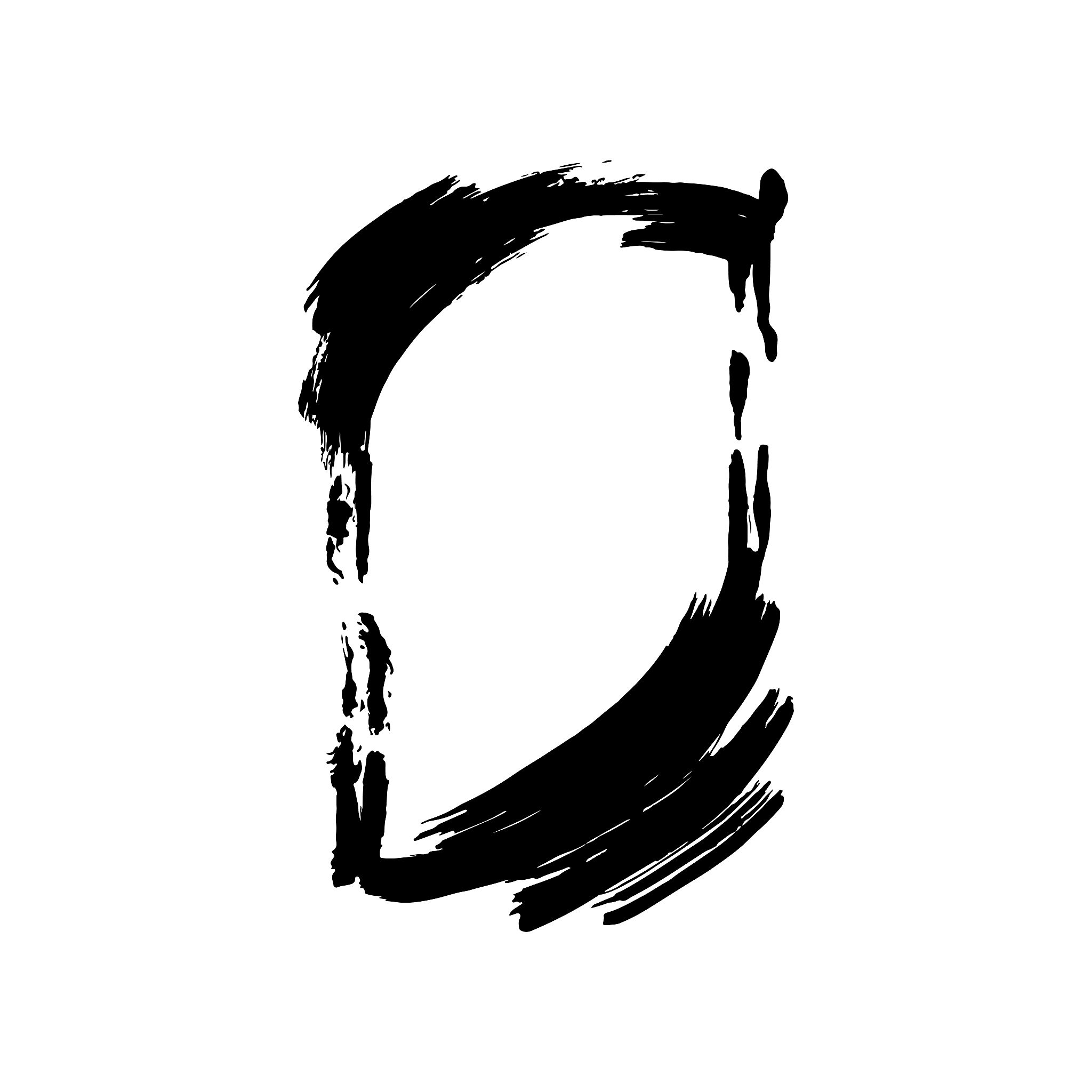 vector dry brush frames. hand drawn artistic frames. black and w
