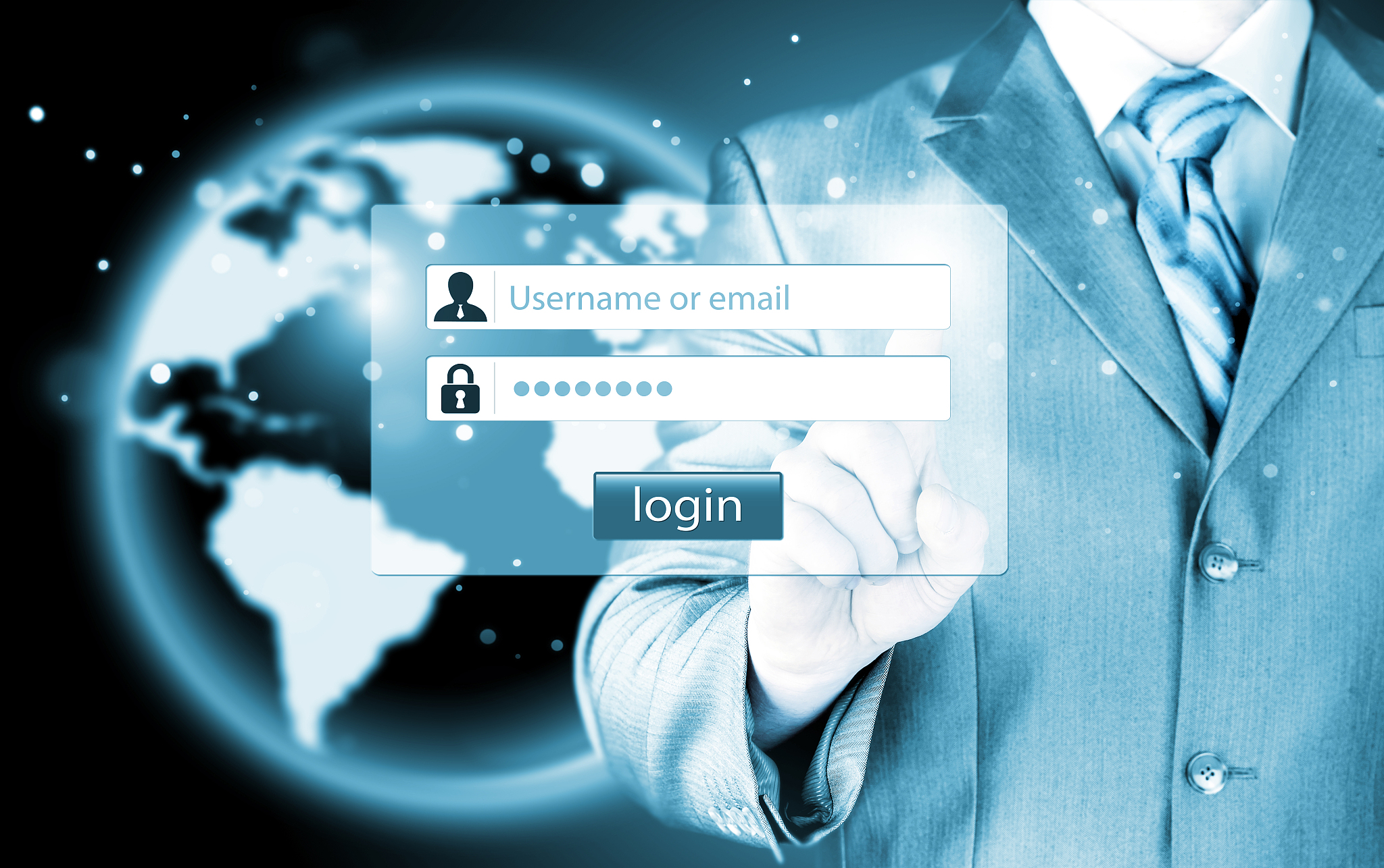 login and password