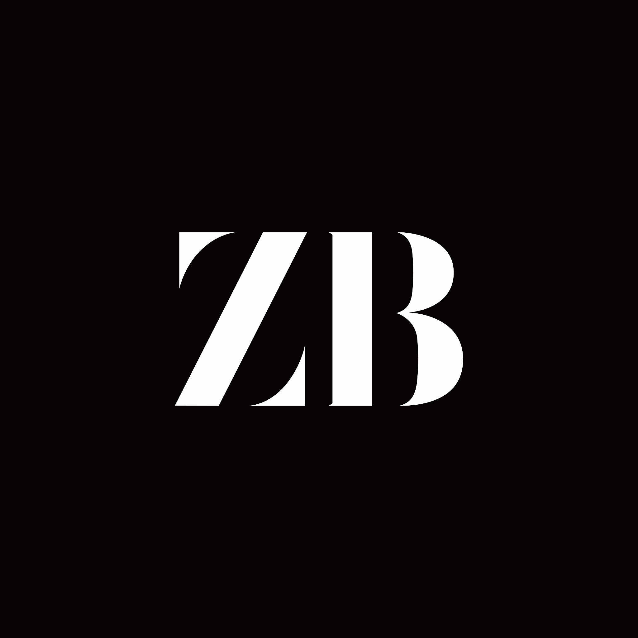 zb logo letter initial logo designs template