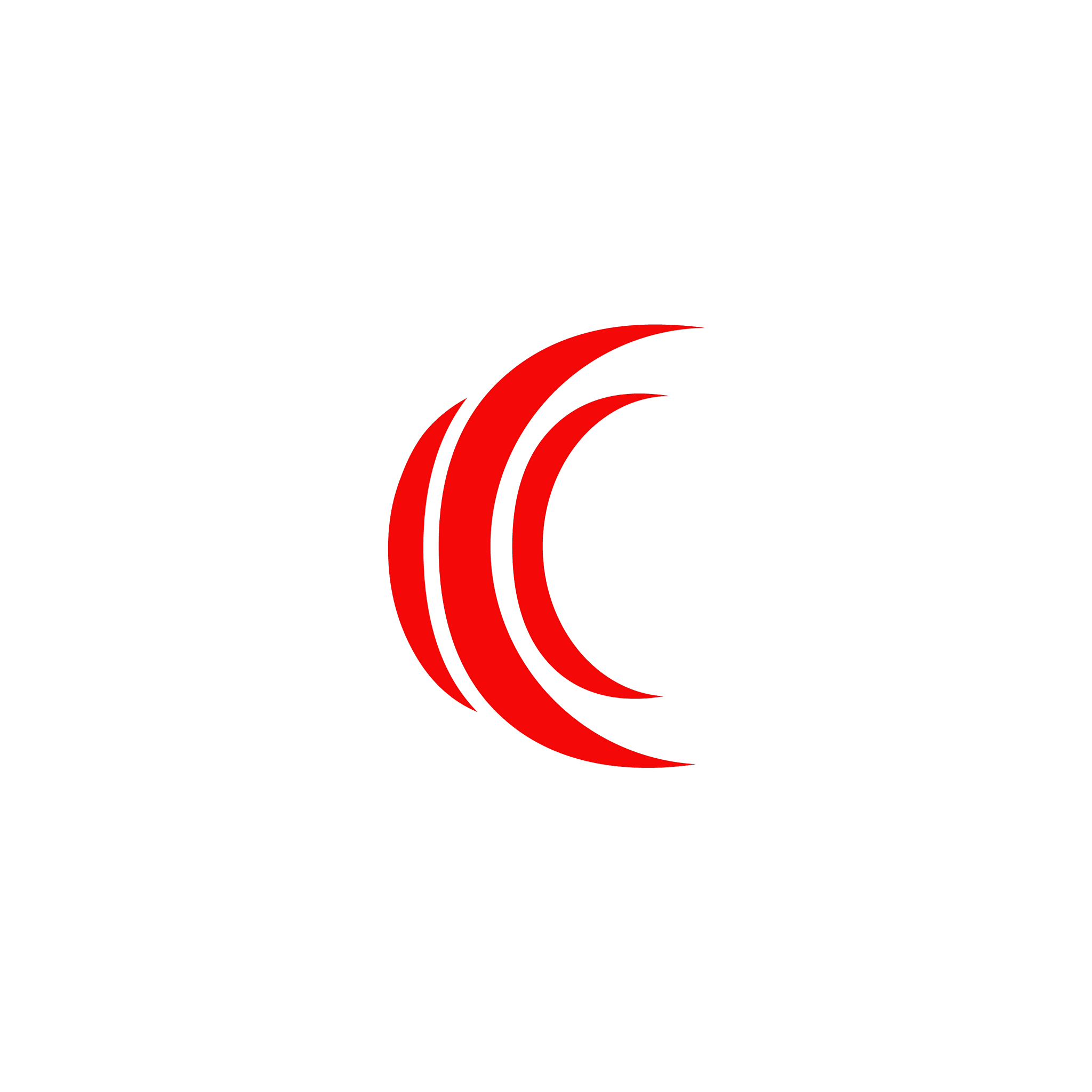 c letter initial icon logo design template