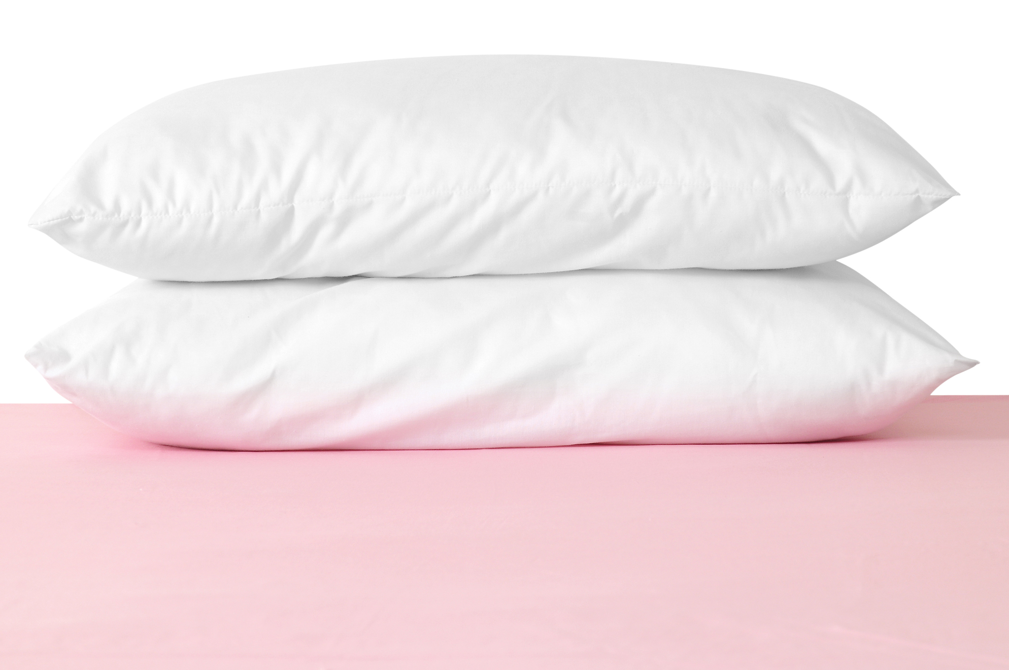 two pillows.