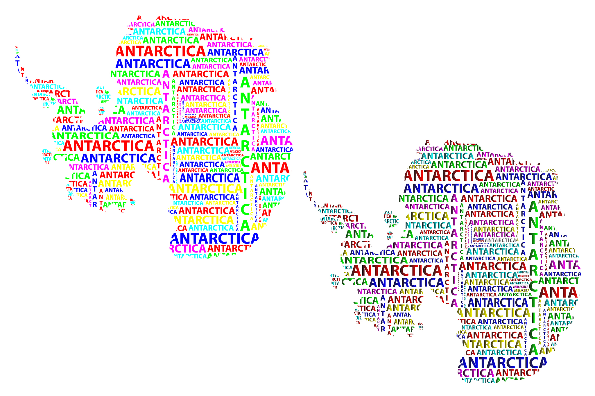 map of continent antarctica