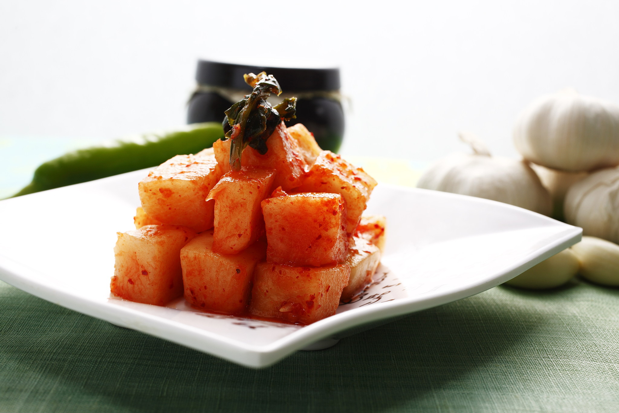 korea food,kimchi,kkakdugi