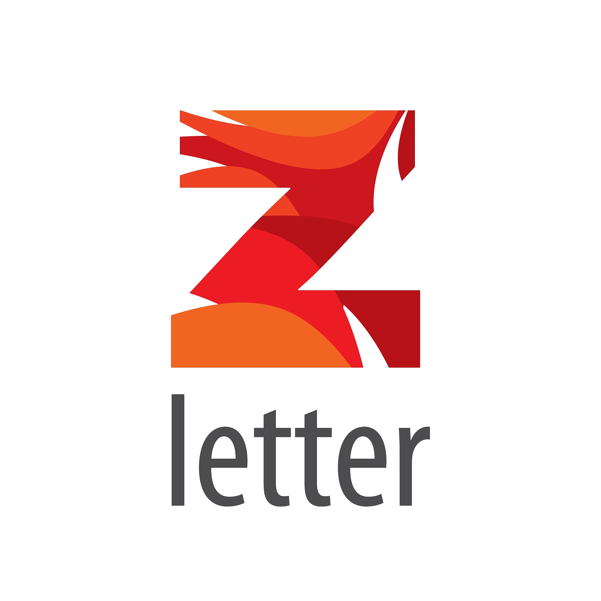 creative logo colored letter z