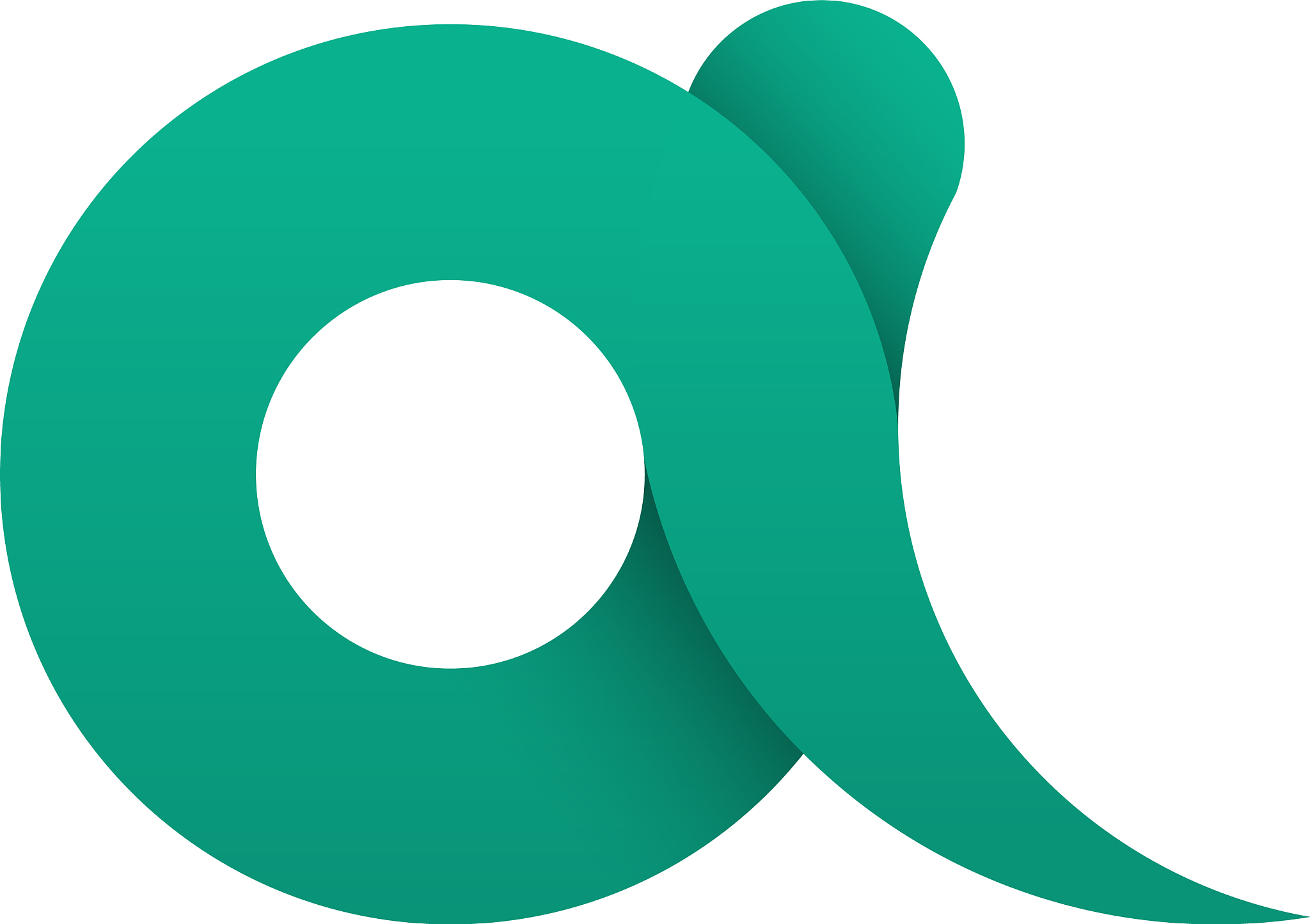 simple logo of the letter a in flat style the