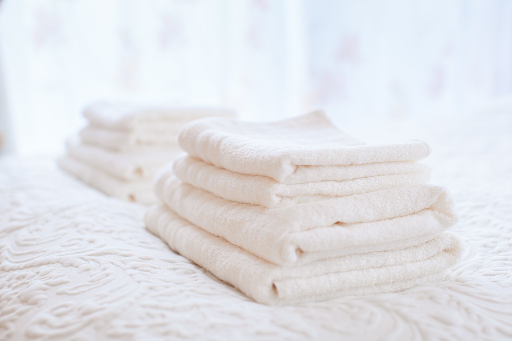 clean towel in the room