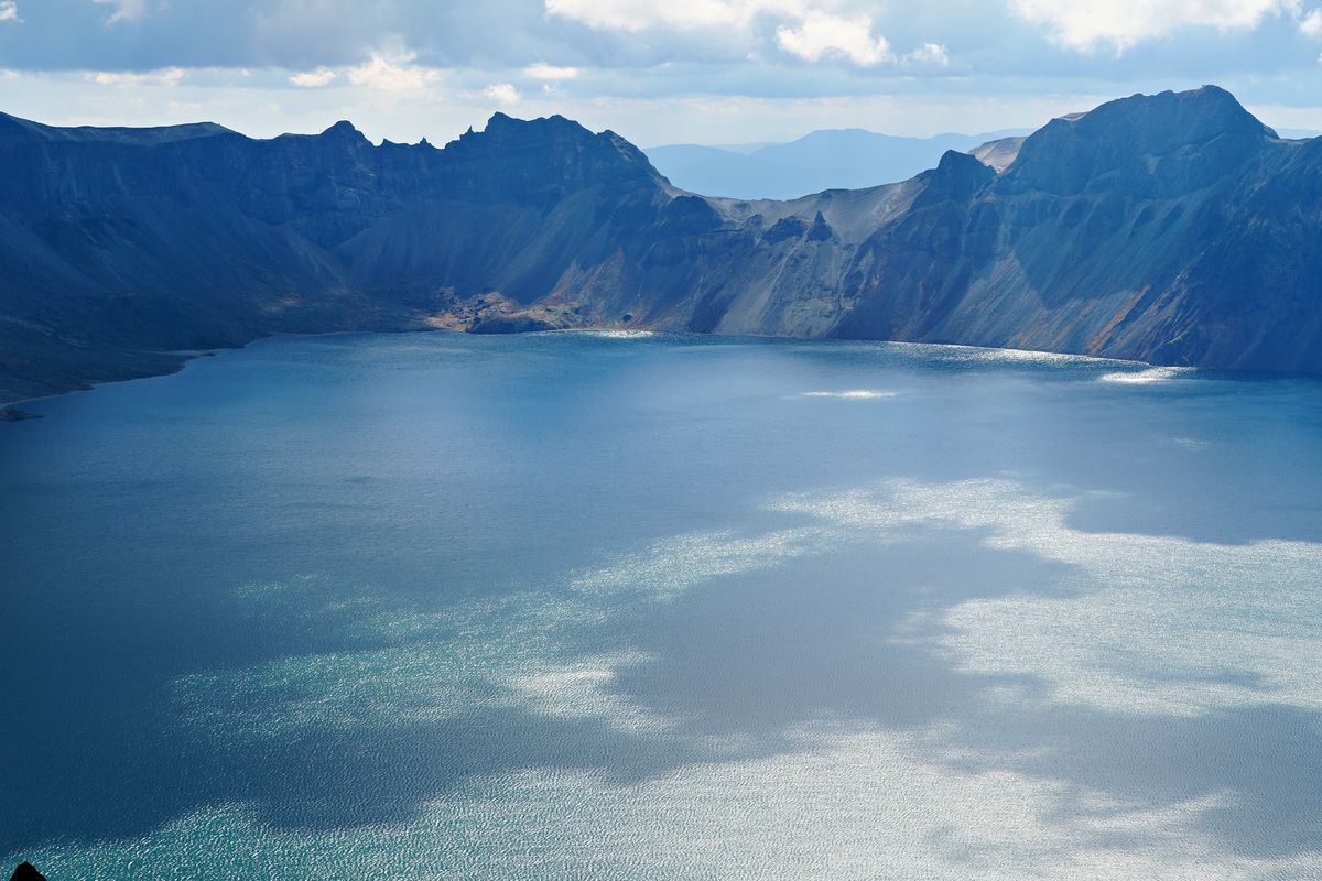 中国吉林省延边朝鲜族自治州长白山景区(天池)