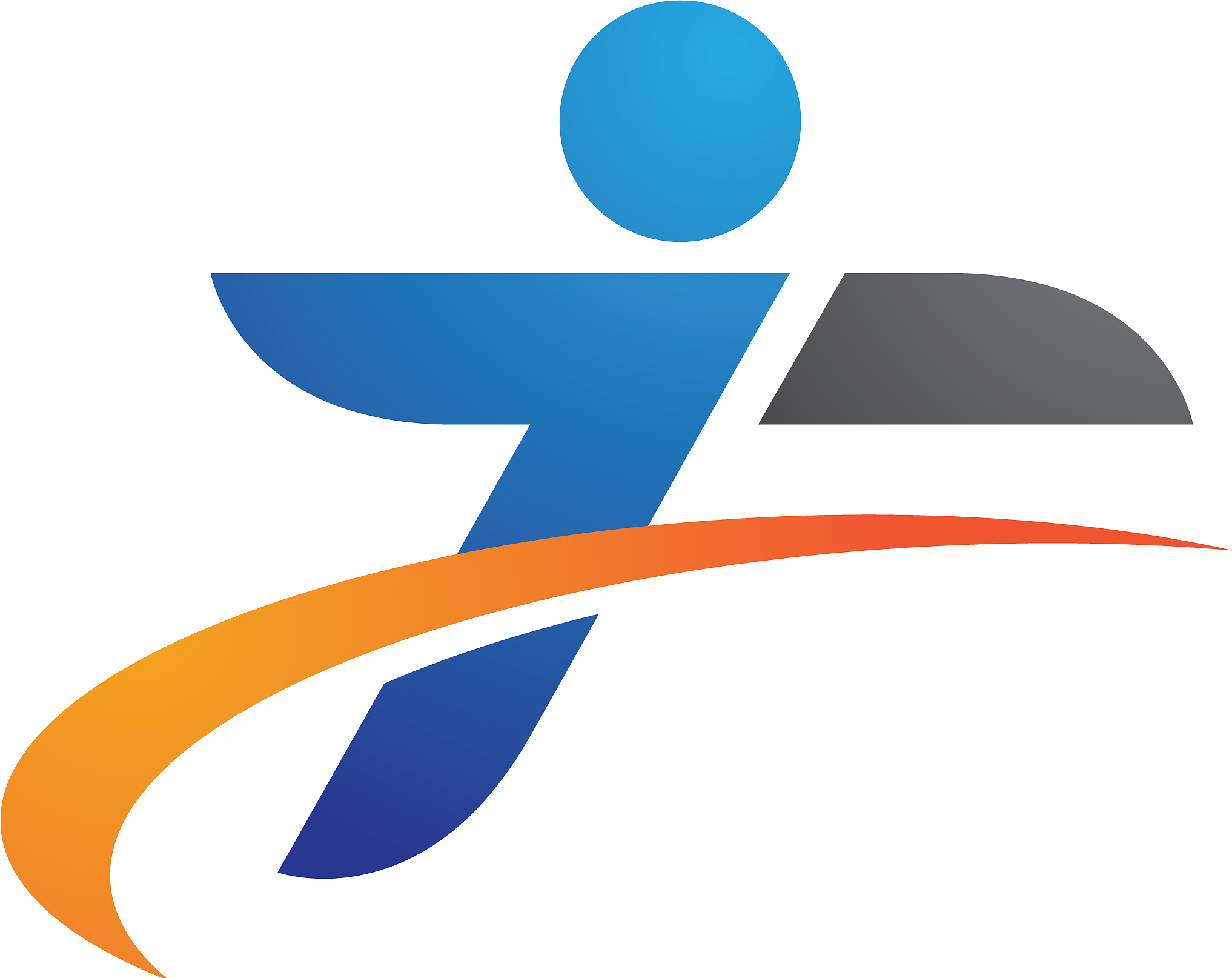 human character logo sign health care logo sign