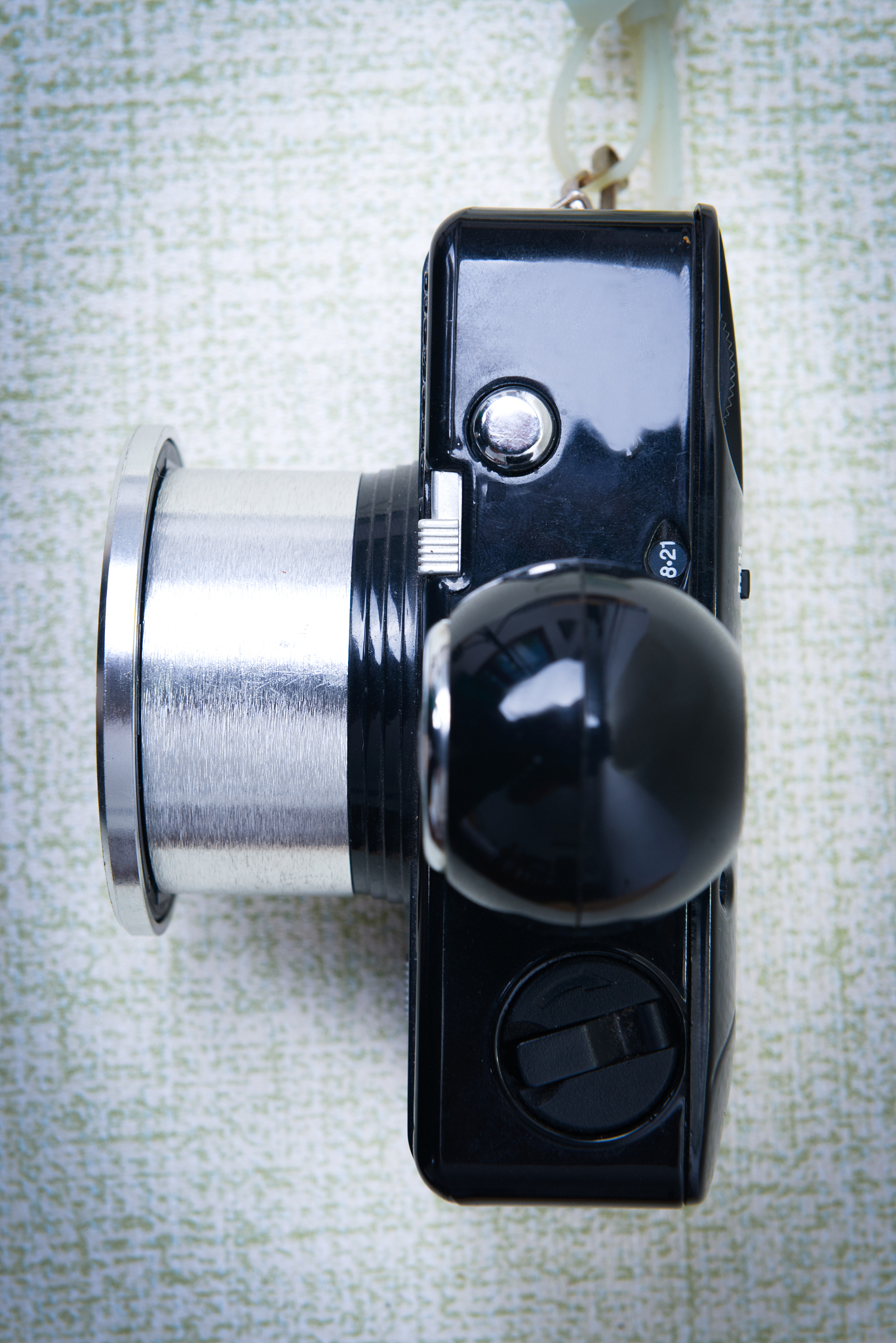 close up view of the camera