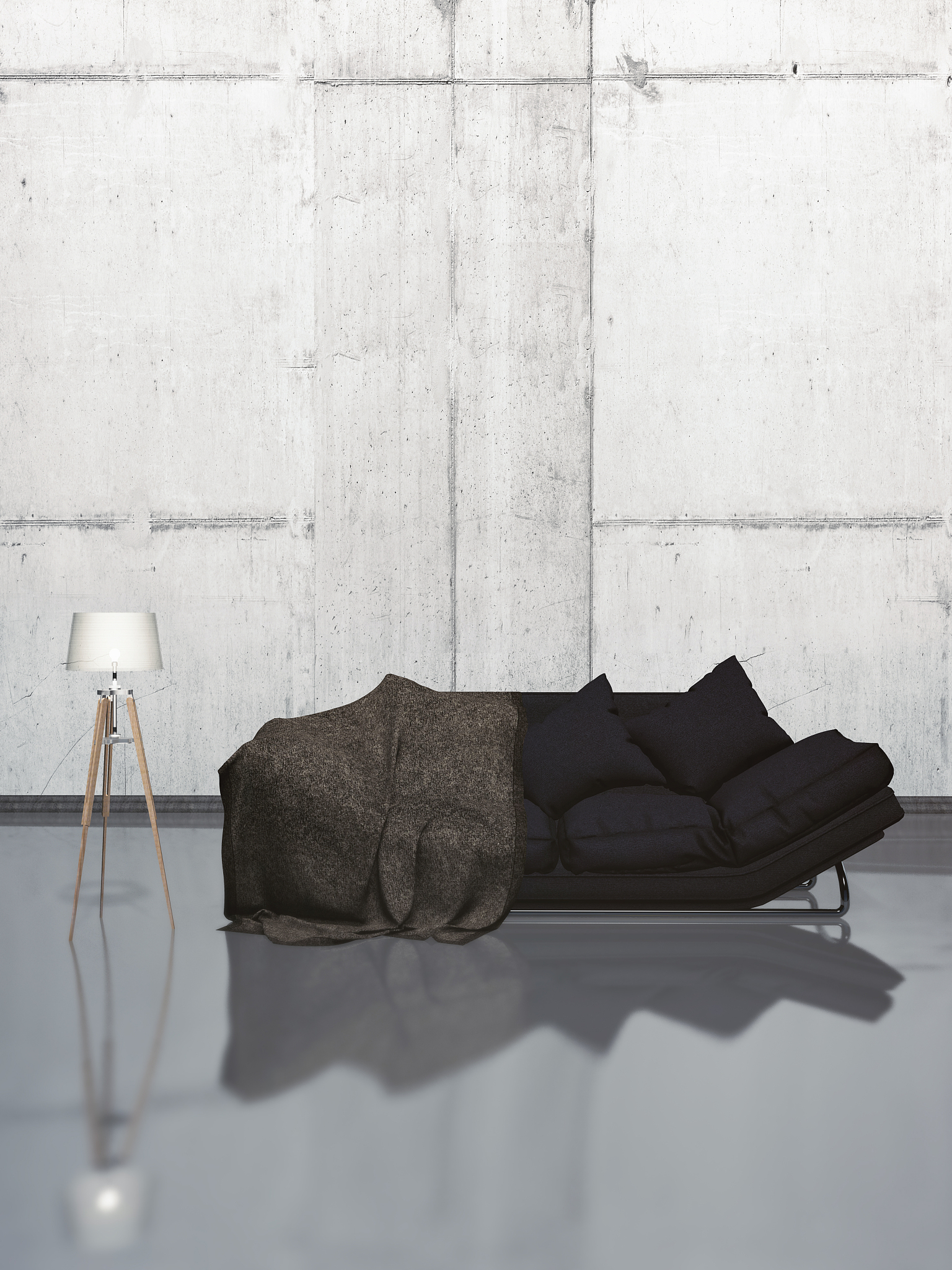 simple living room interior