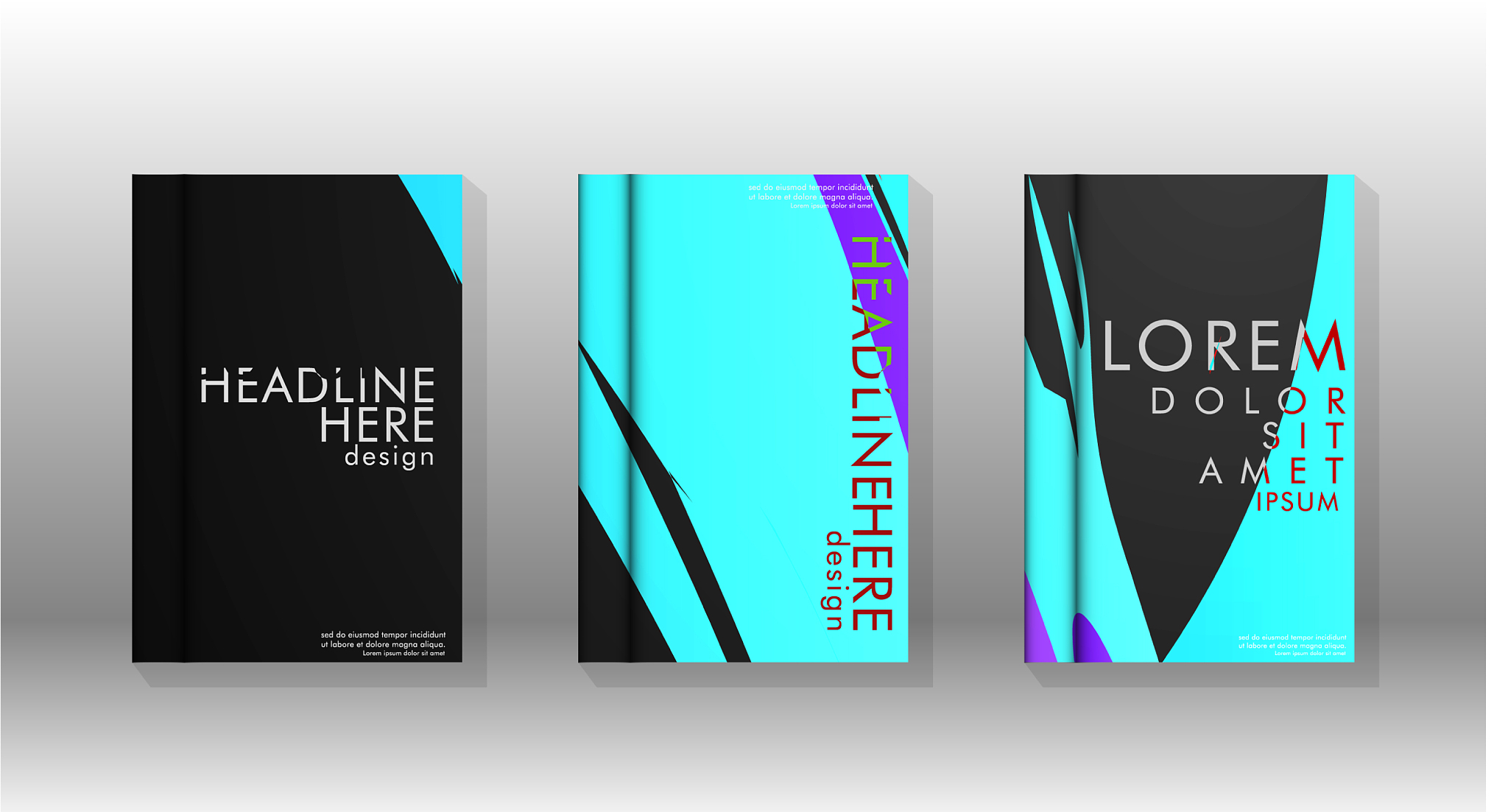 book cover colorful geometric backgrounds