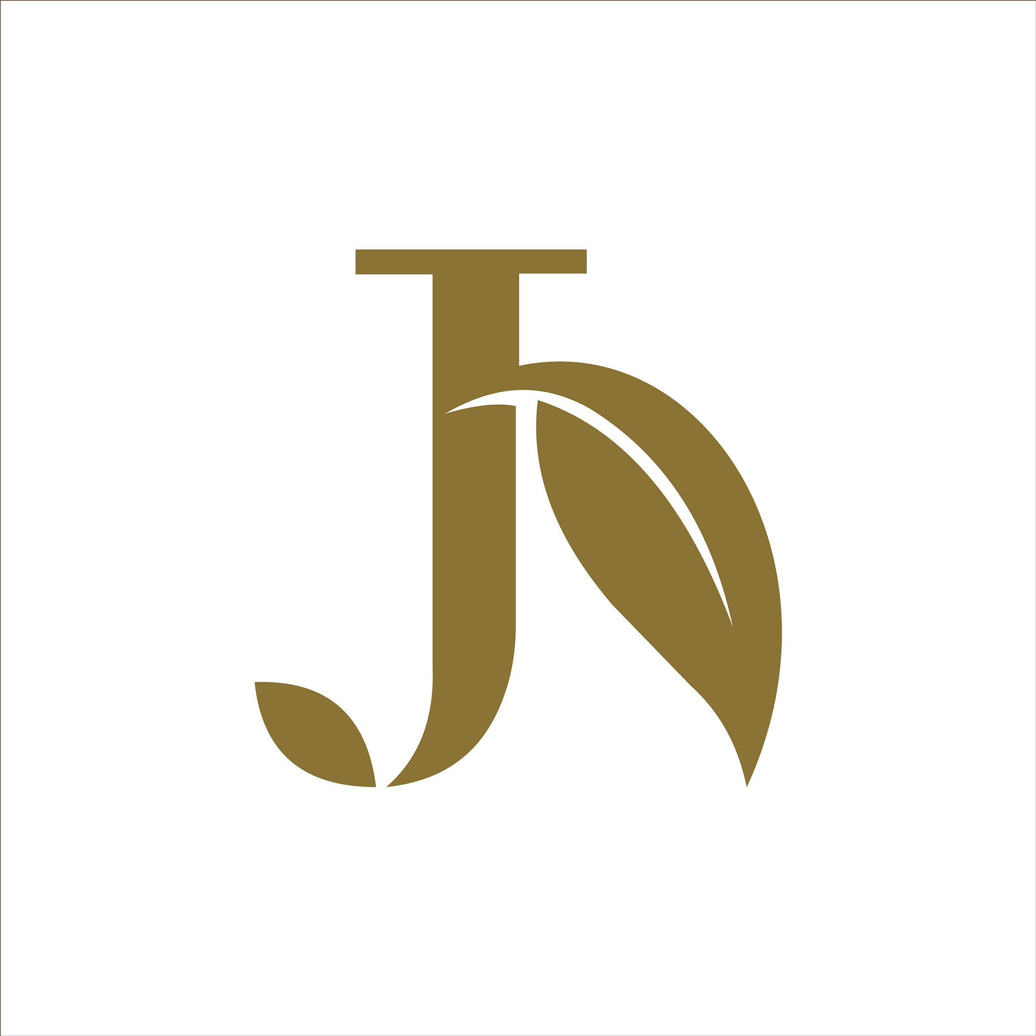 initial letter ja or aj logo design template