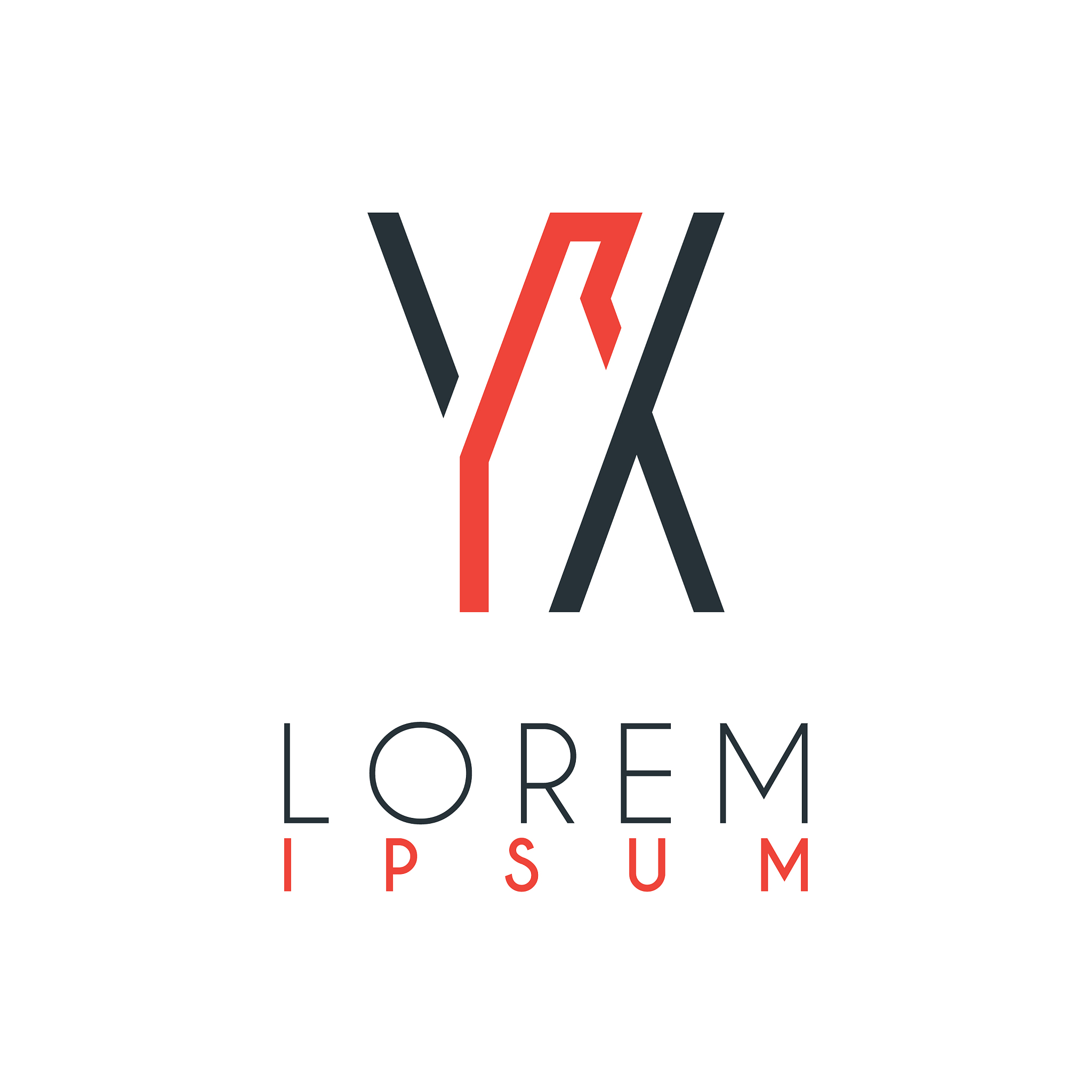 the logo between letter y and letter x or yx