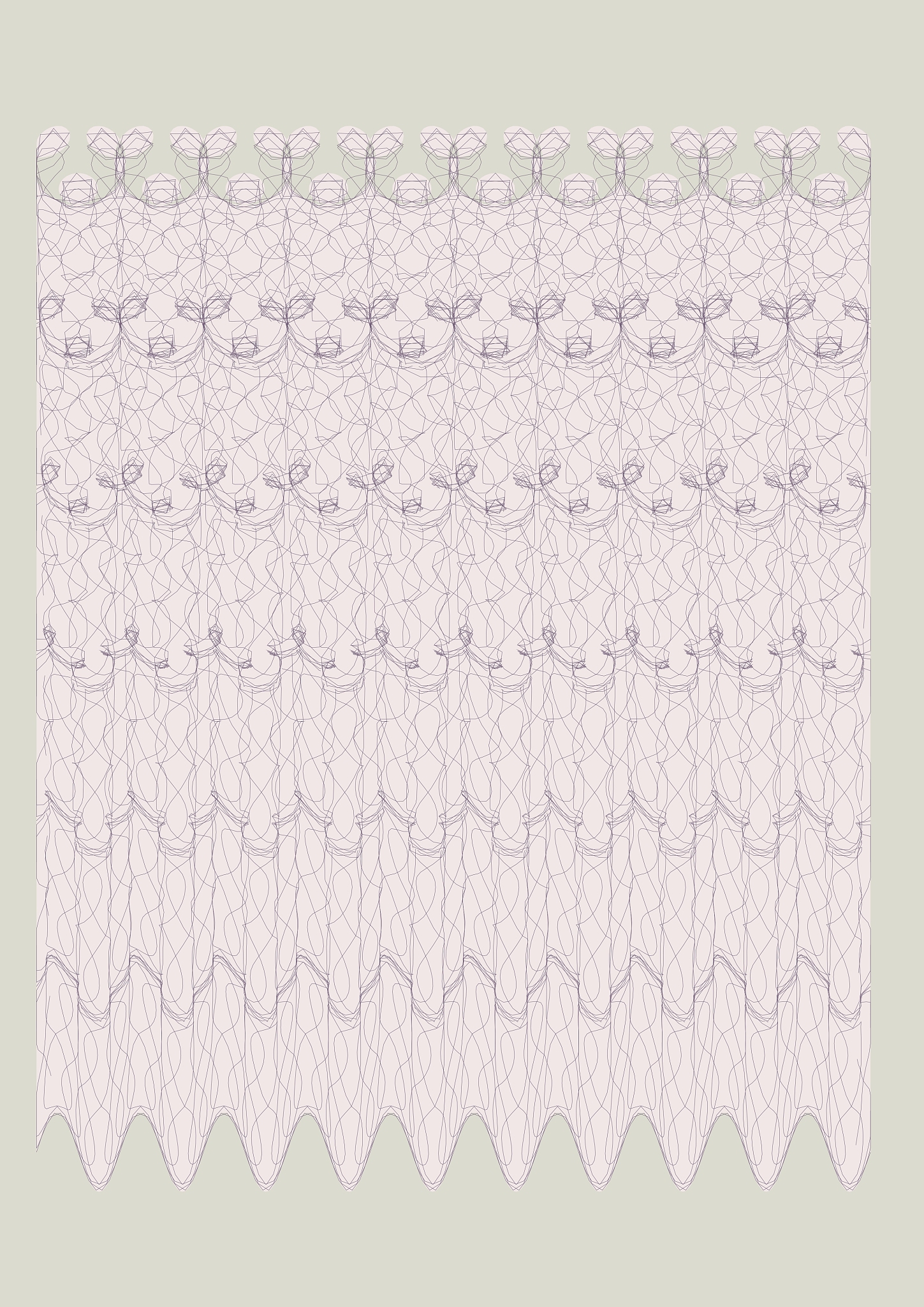 蕾丝桌布编织：57-820 桌子适合用几号线？