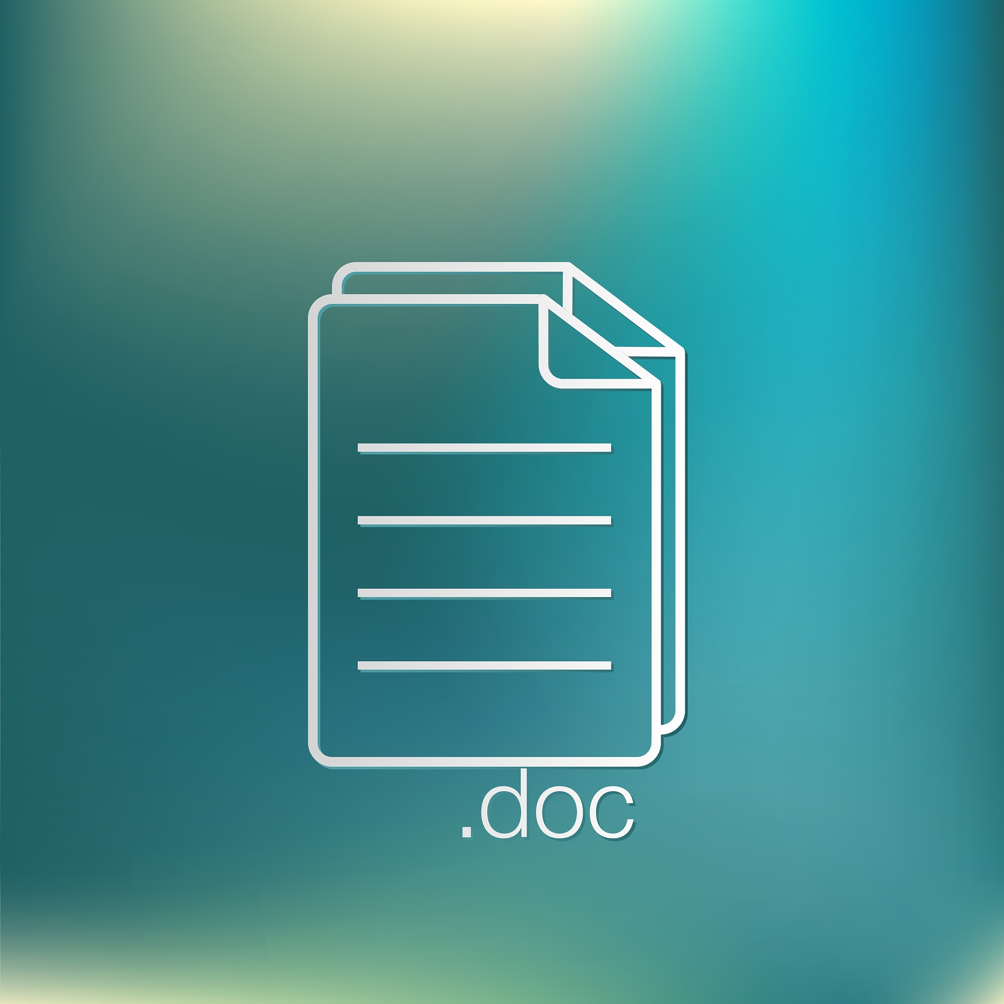 document icon paper sheet