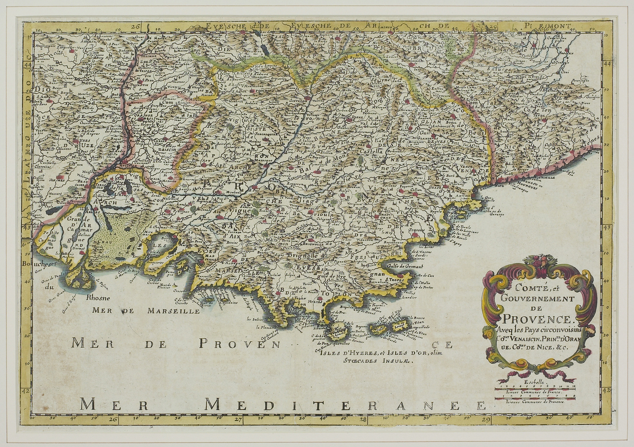 map of coast of france