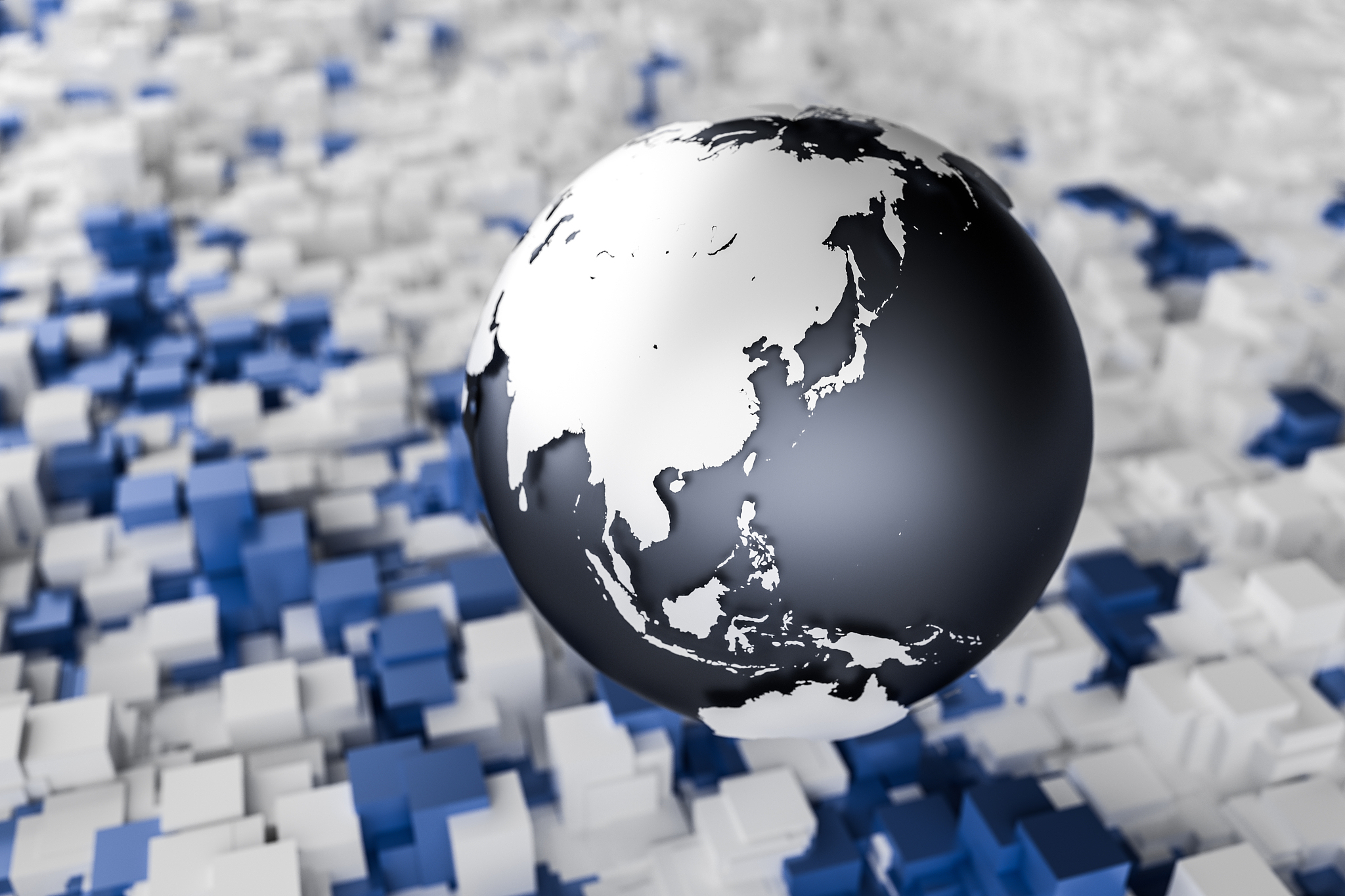 3d rendering, earth graphics and granular sensation background