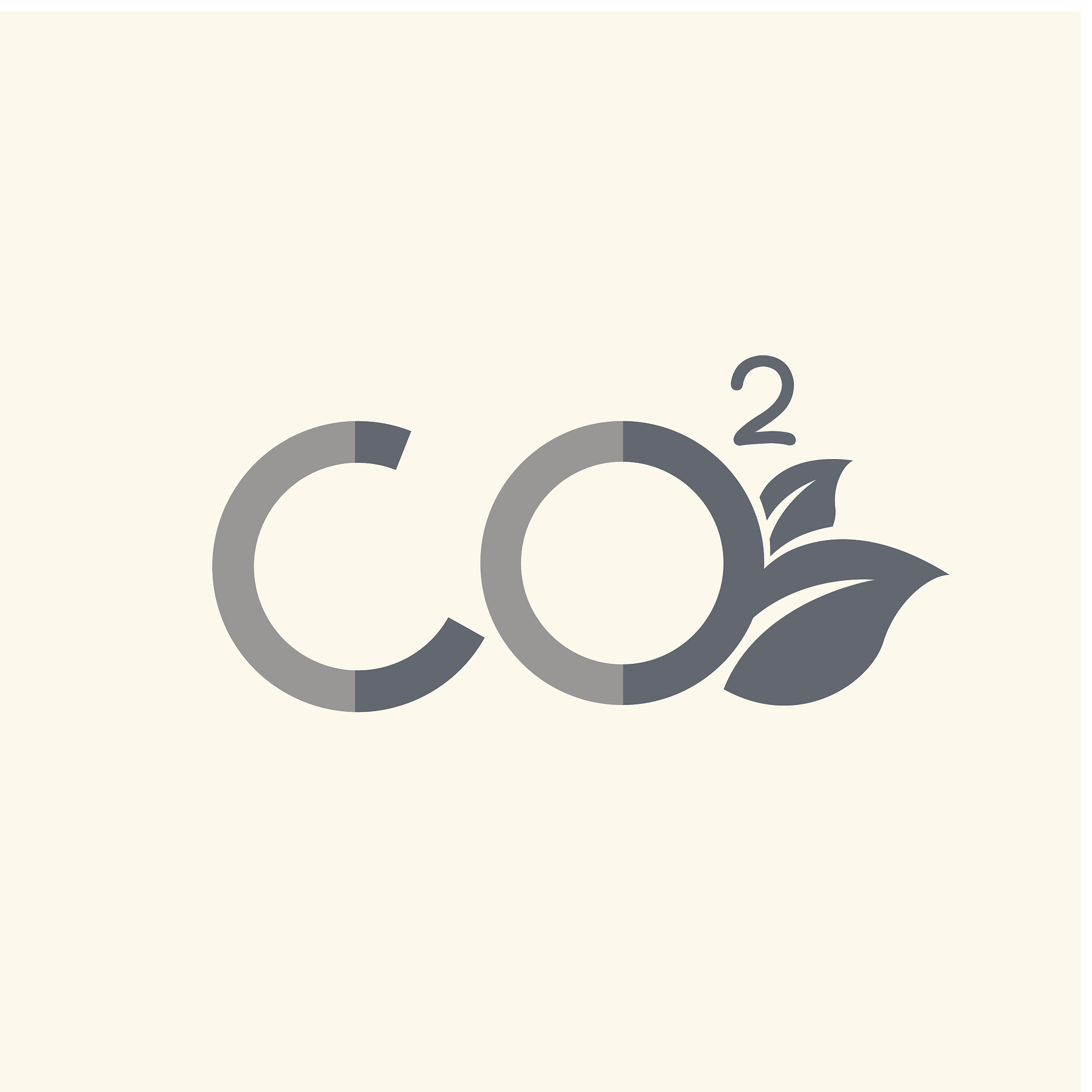 carbon dioxide flat icon