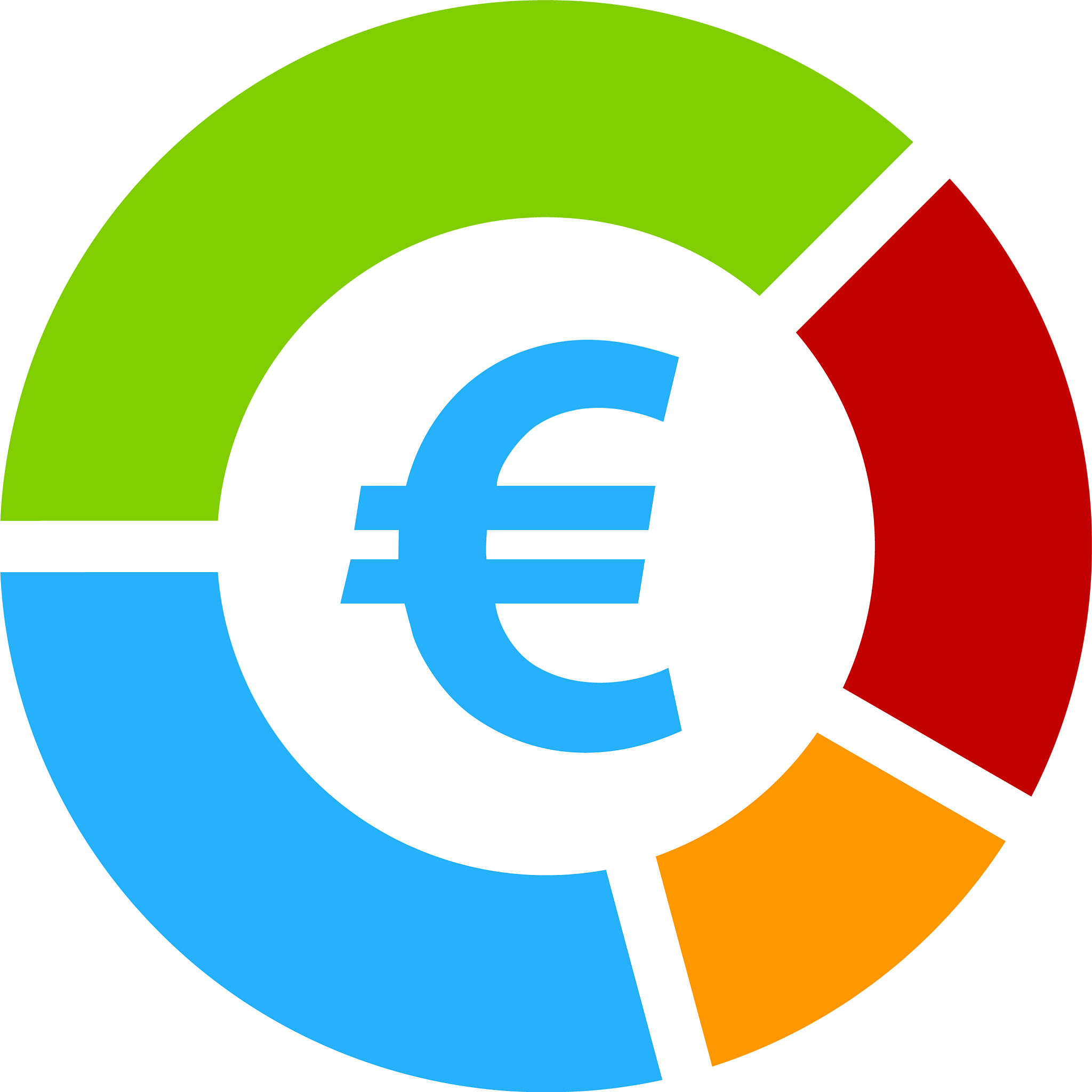 stock market business logo icon design
