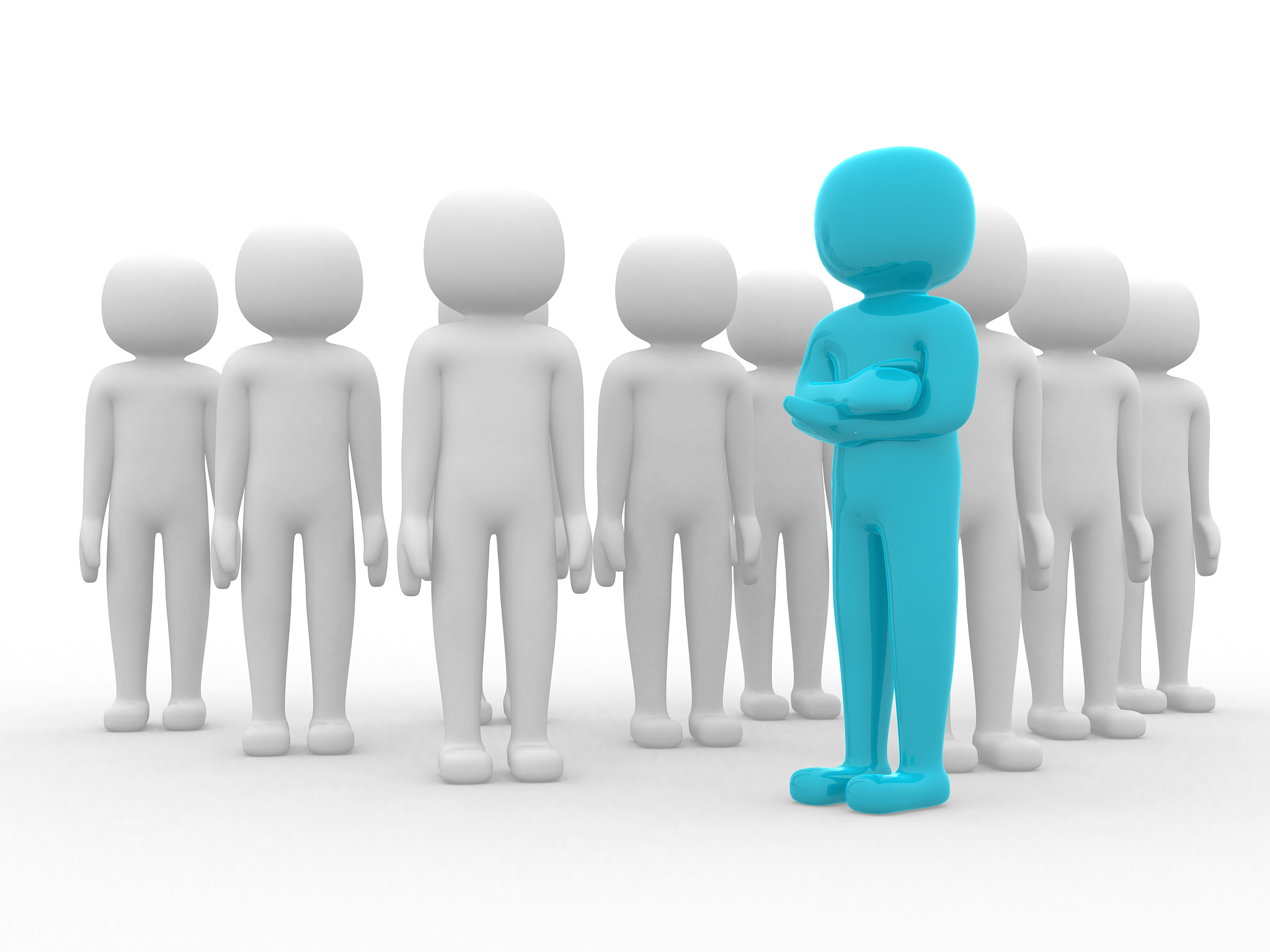 3d people - men, person together. businessmen. leadership and te