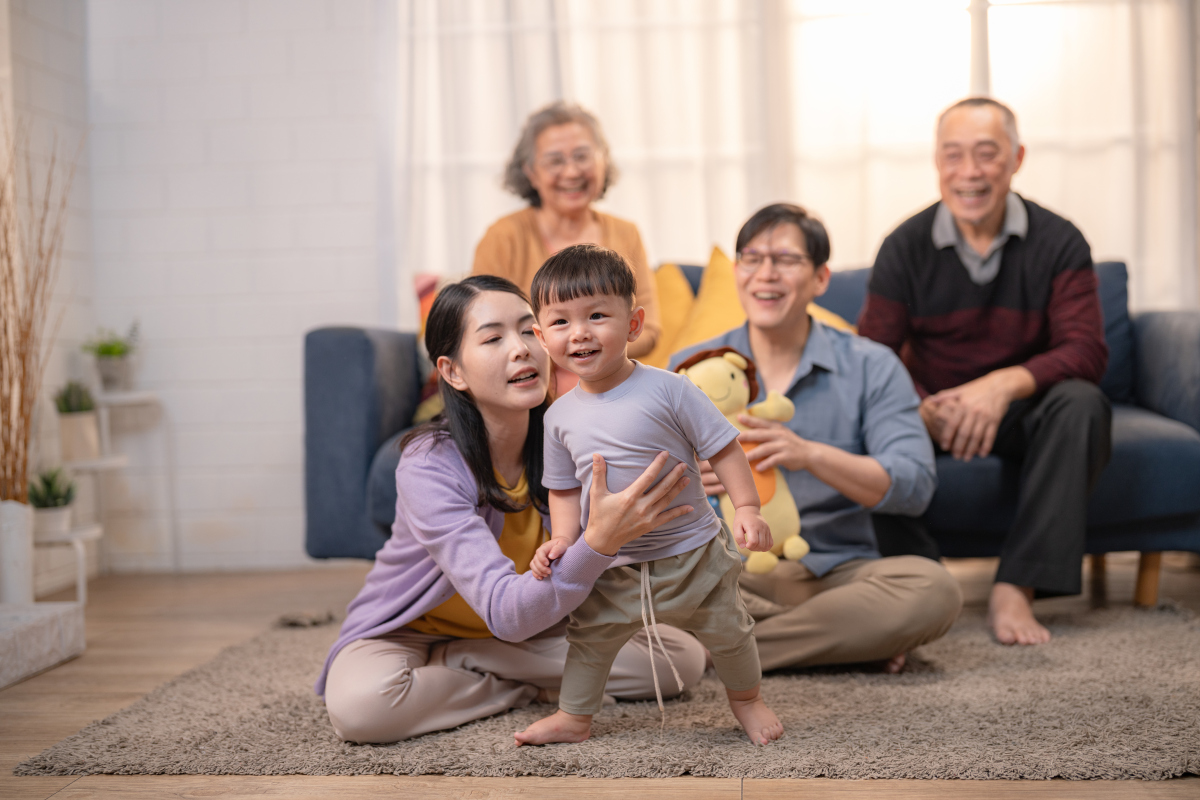 15个人的大家庭合照感受