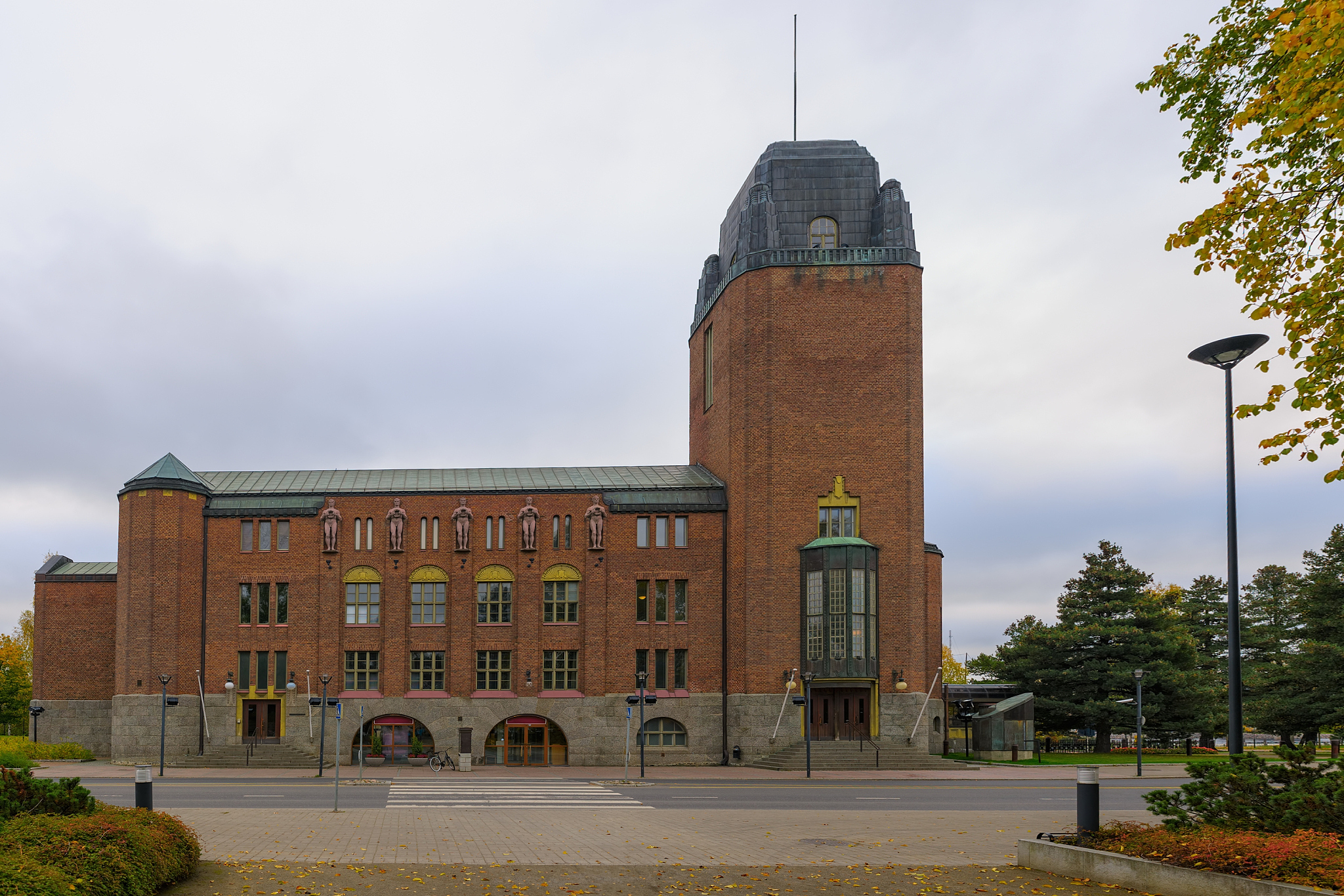 town hall at joensuu, finland