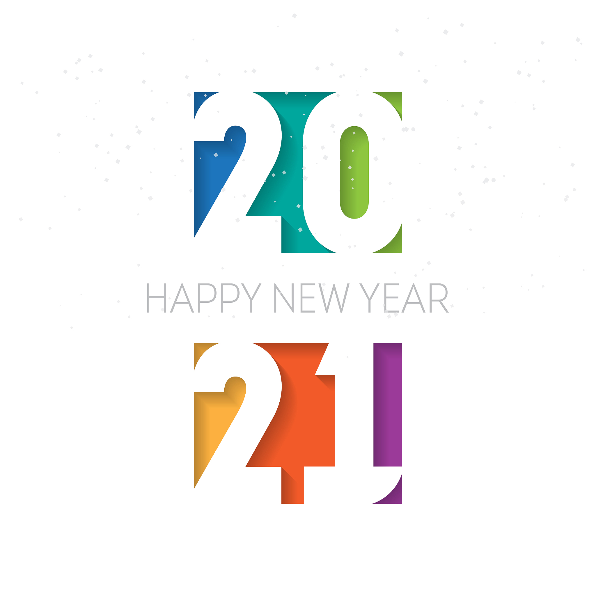 happy new year 2021, vertical banner. cover of business diary fo