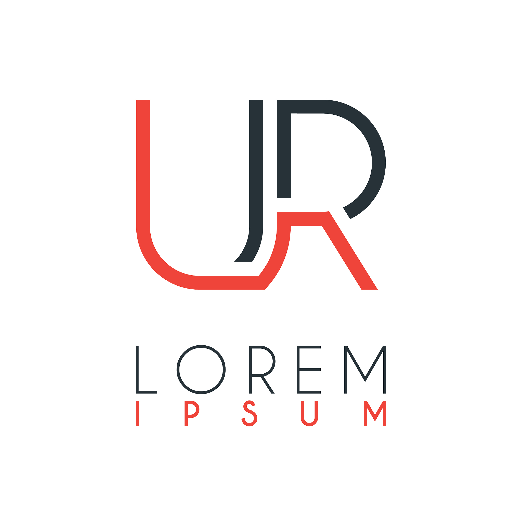 the logo between letter u and letter r or ur