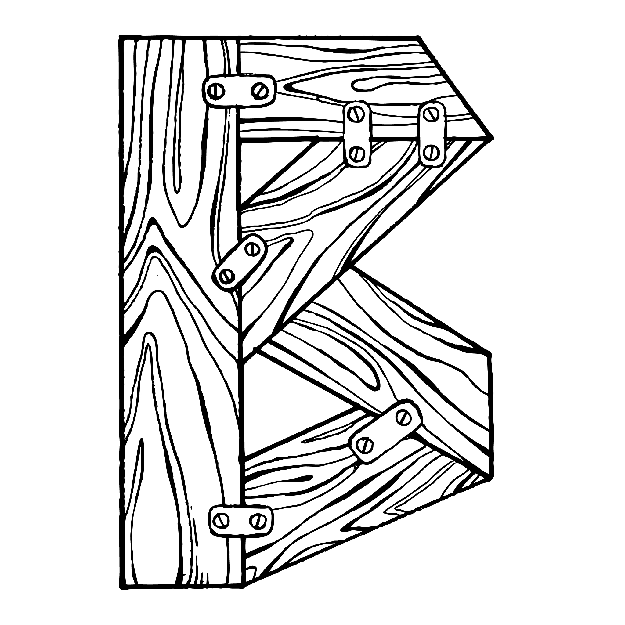 木制,雕刻图像,英文字母<strong>b</strong>,分离着色,白色,白色背景,字母,信函,图像
