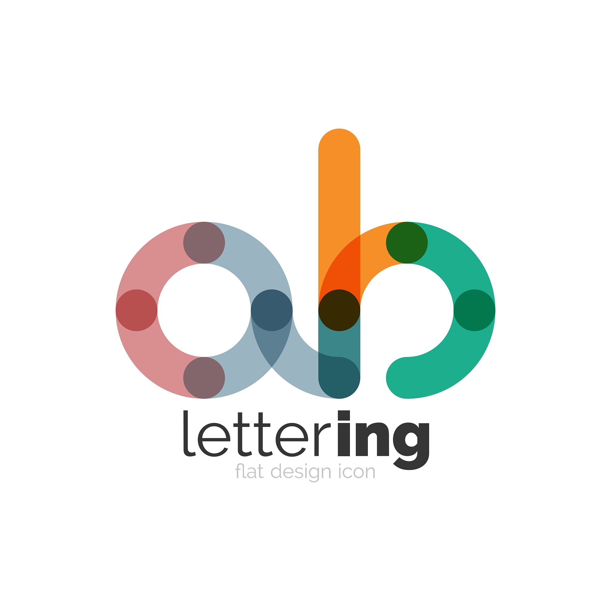 letter logo business icon