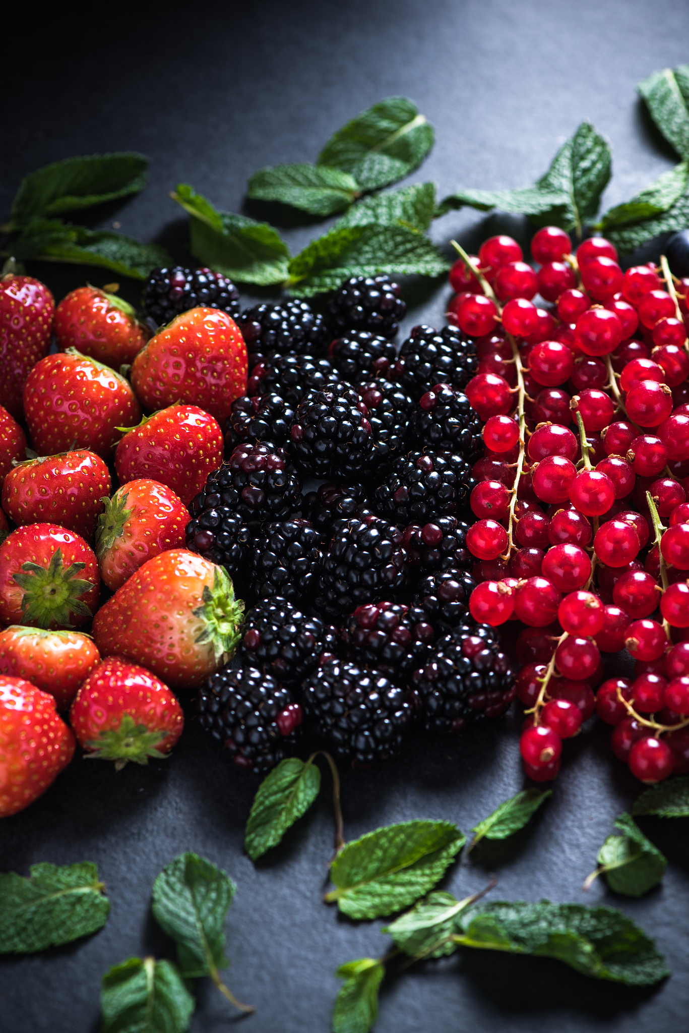 all berries fresh, from farm or forest