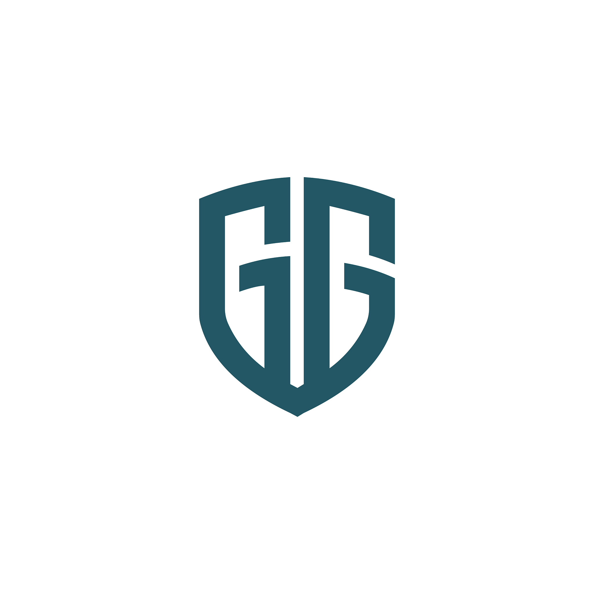 initial letter gg or g logo design template