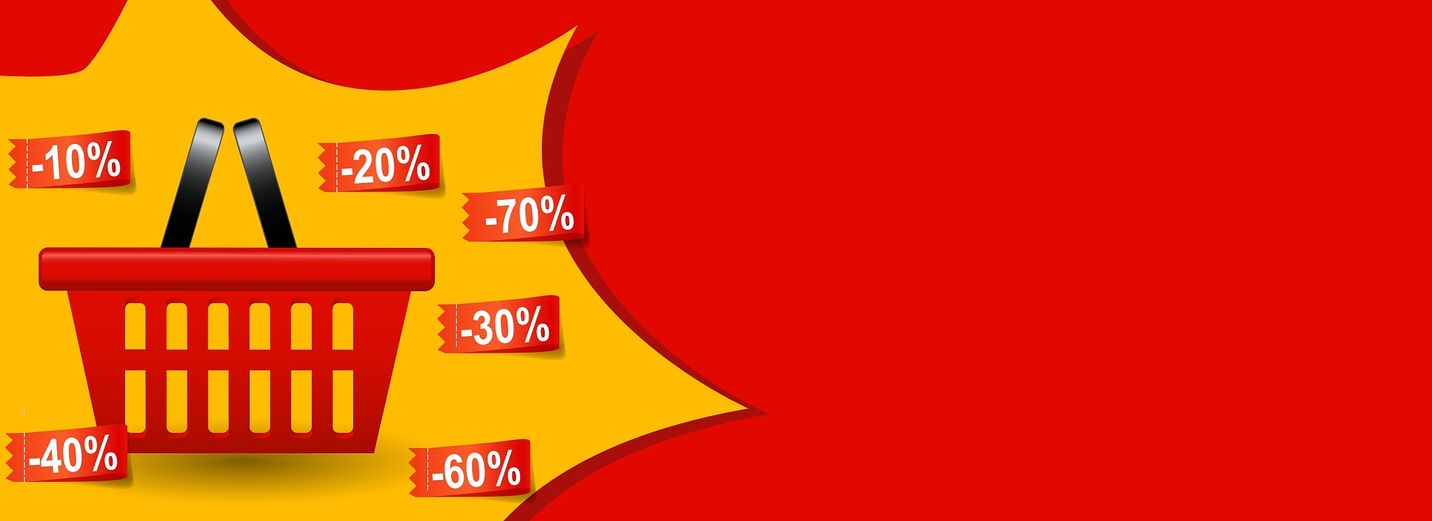 sale banner with place for your text