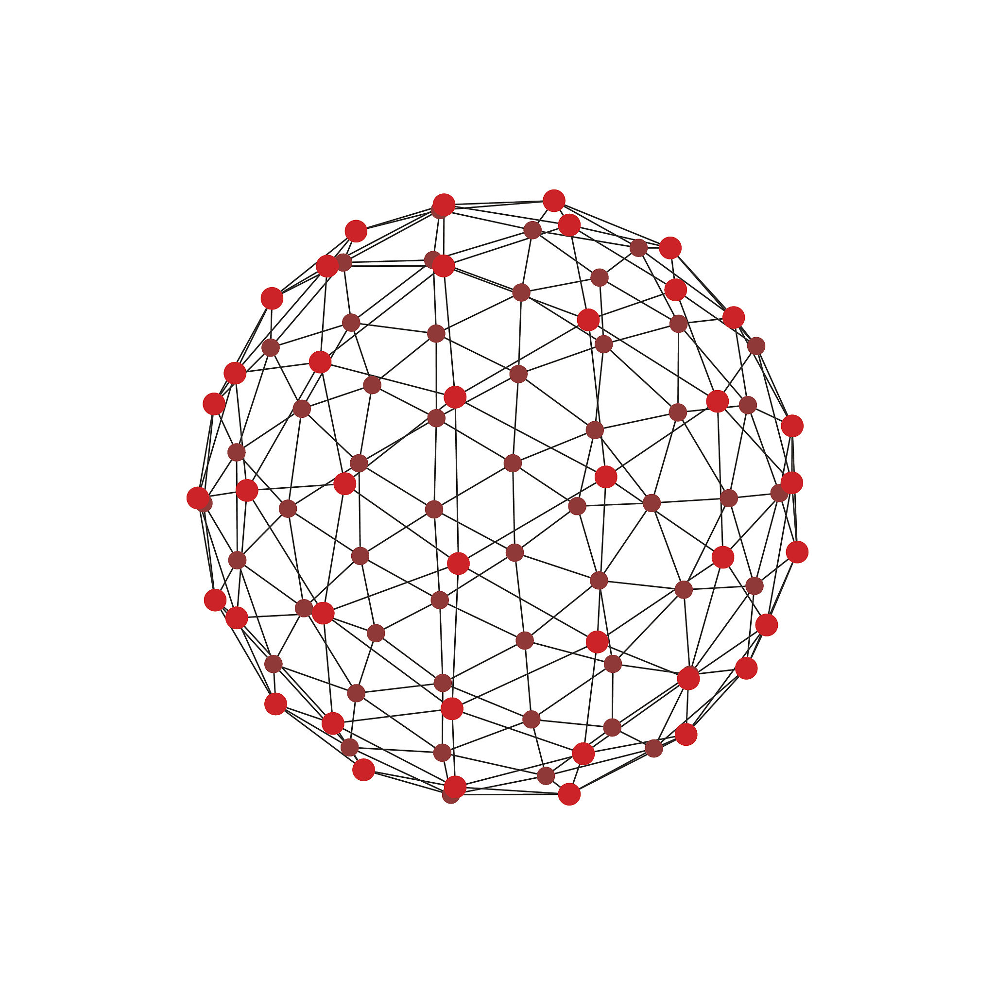 molecular lattice in the form of a sphere. vector illustration.
