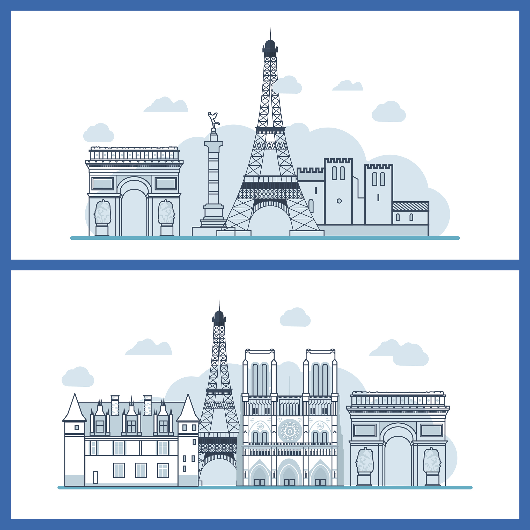 小七聊法国景点：圣母院和铁塔？